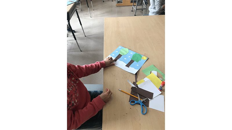 1st Grade Let’s Play Self Portrait Collage