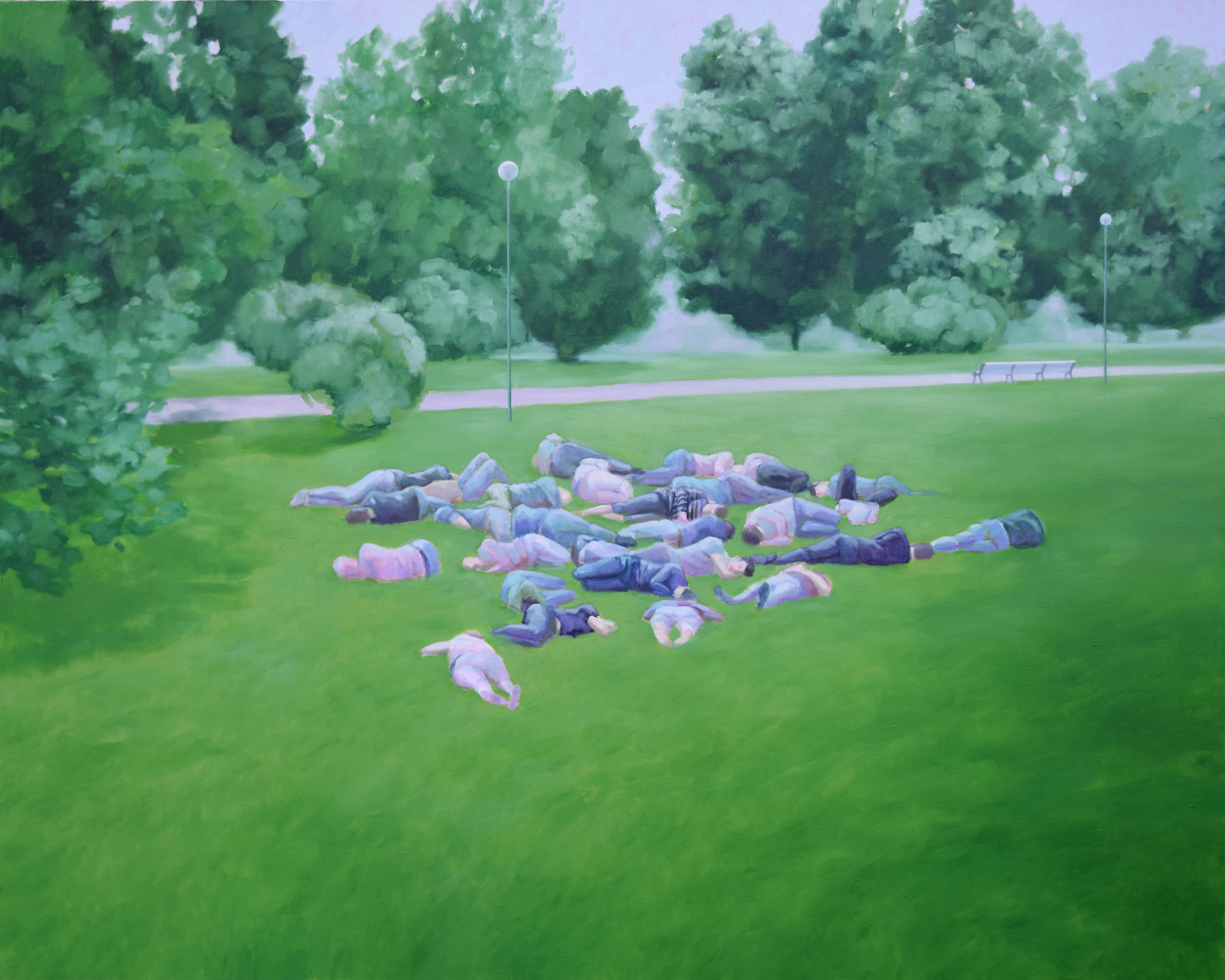 "Park"160 x 200 cm, oil on canvas, 2015