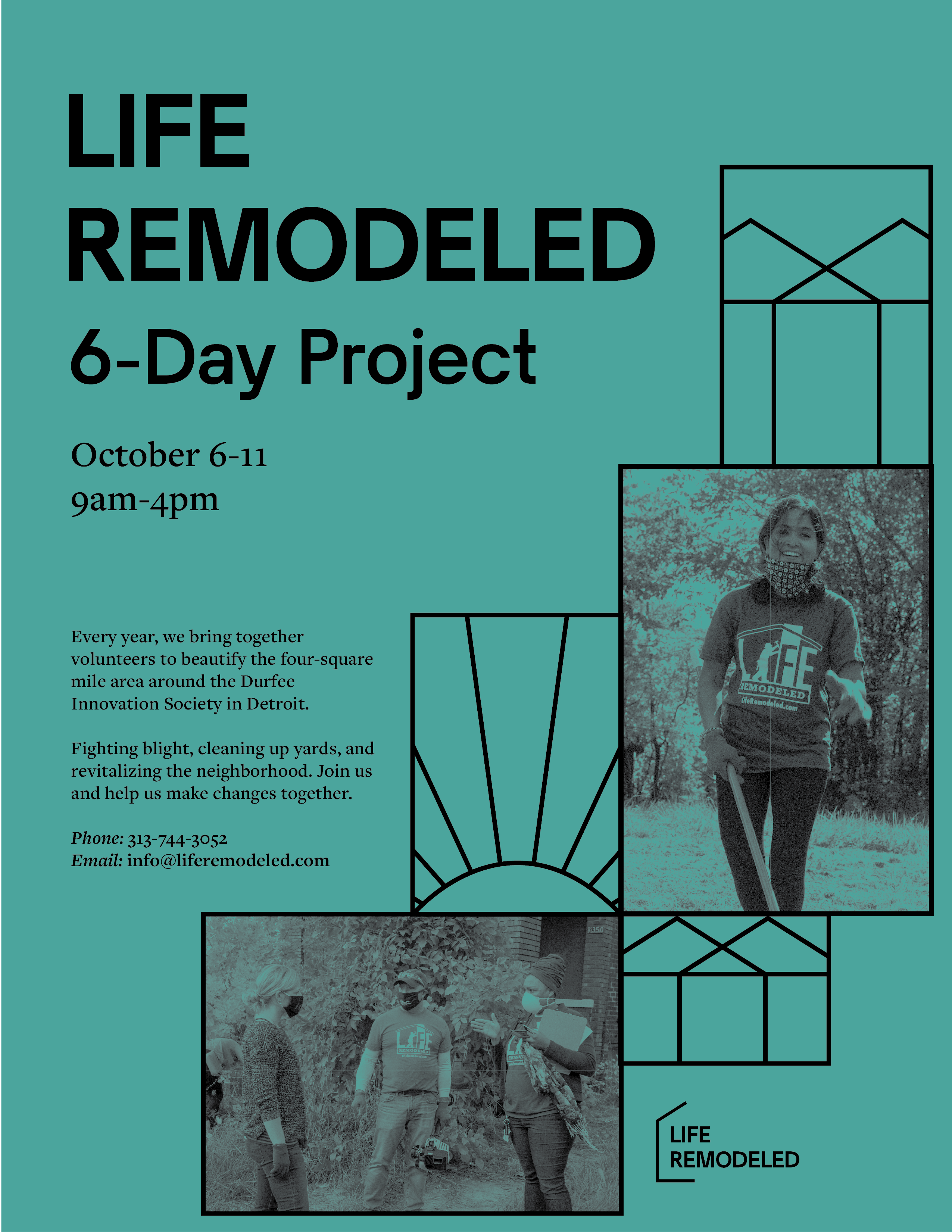 flyer in teal astrobright