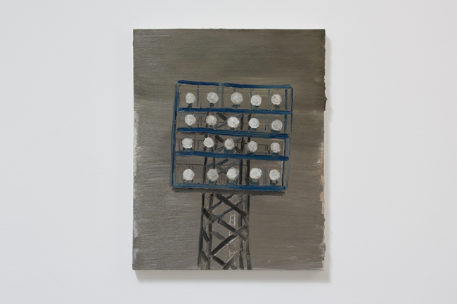 Holofote, 2016, &oacute;leo sobre tela, 50 x 40 cm