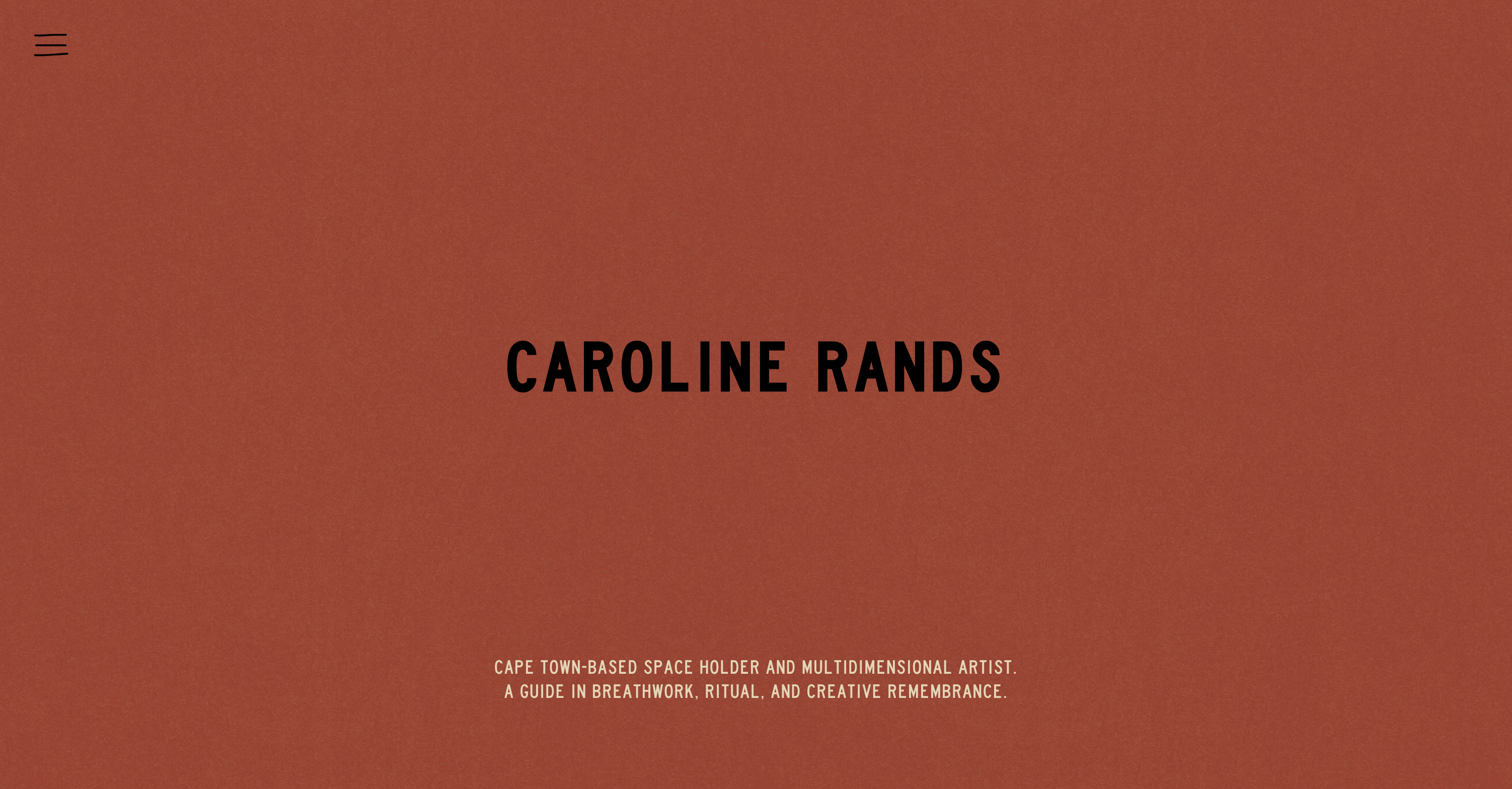 CAROLINE RANDS [BRANDING, SITE]
