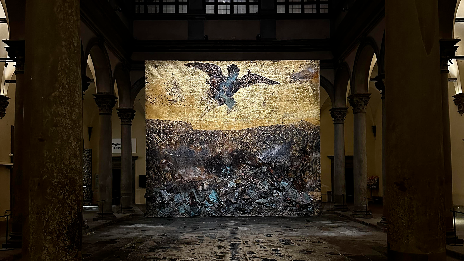   Anselm Kiefer. Angeli Caduti  Palazzo Strozzi, Firenze    