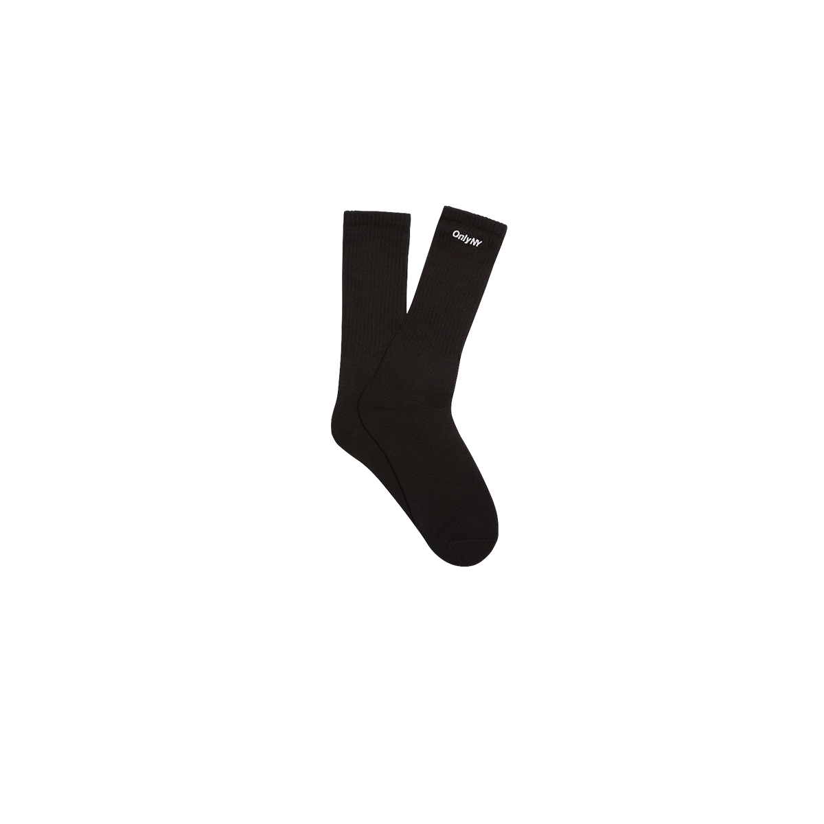 OnlyNY Black Logo Socks