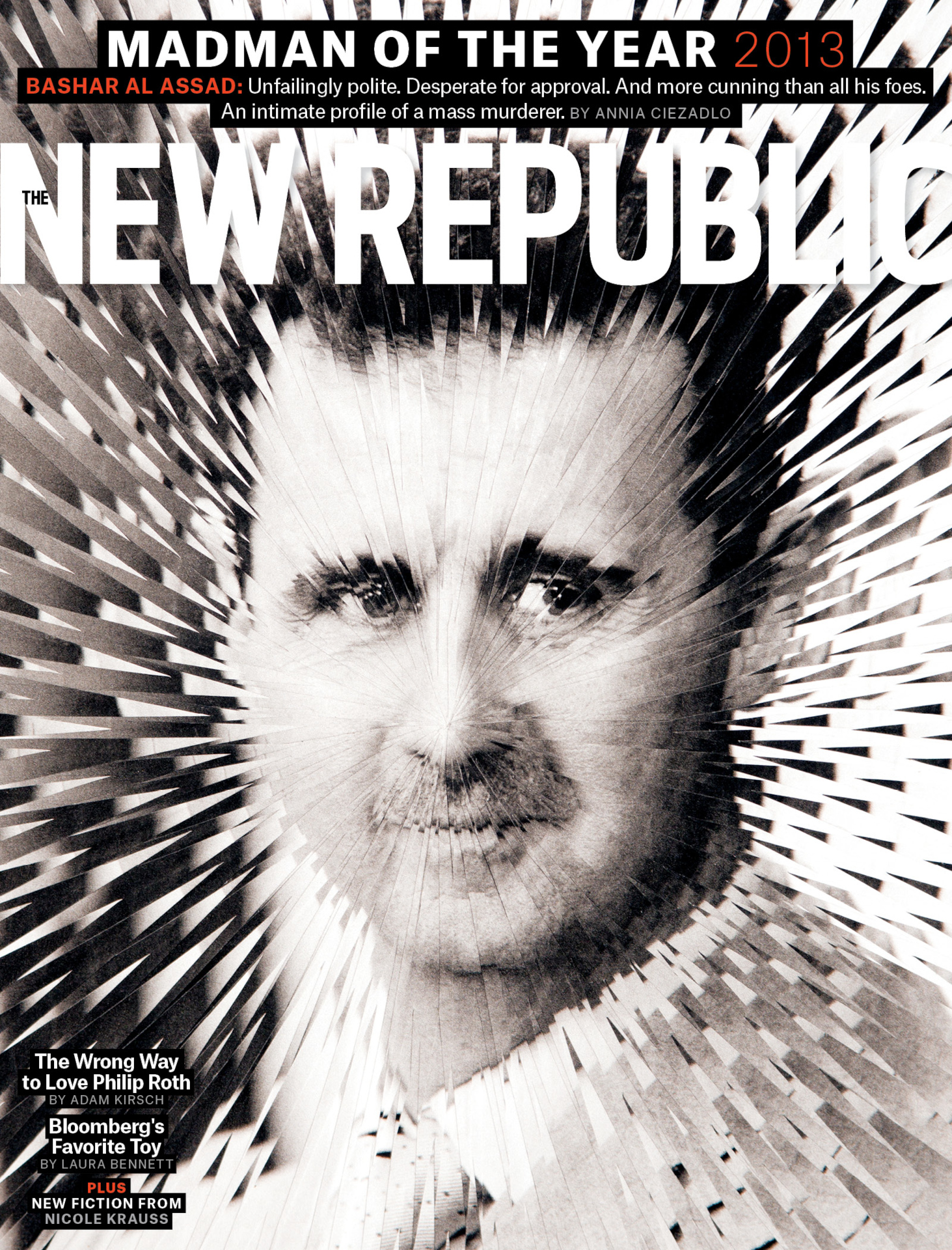 The New Republic, Assad, with creative director Dirk Barnett, 2013