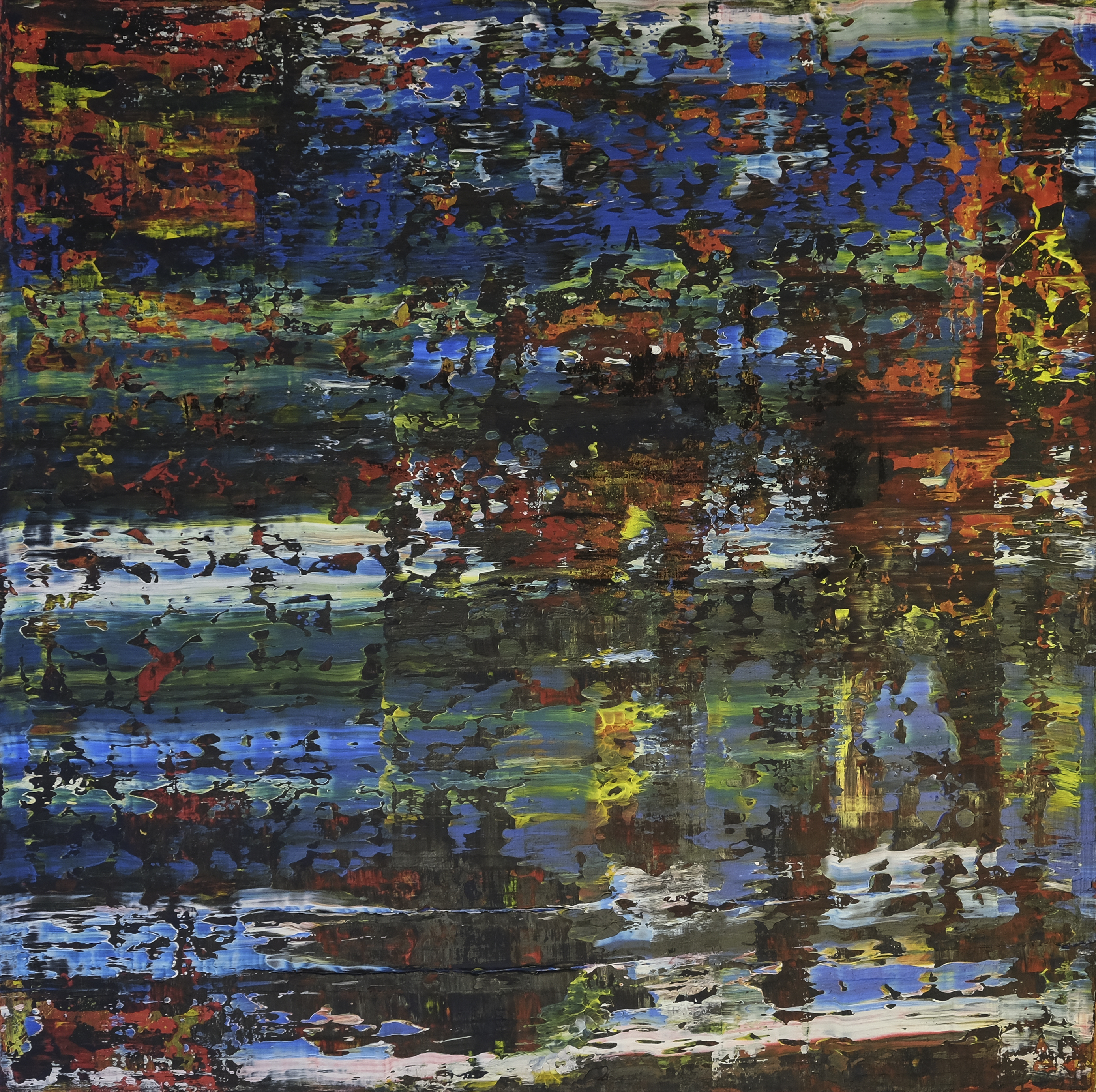 for Mr Richter Acryl auf Leinwand, 80 x 80 cm