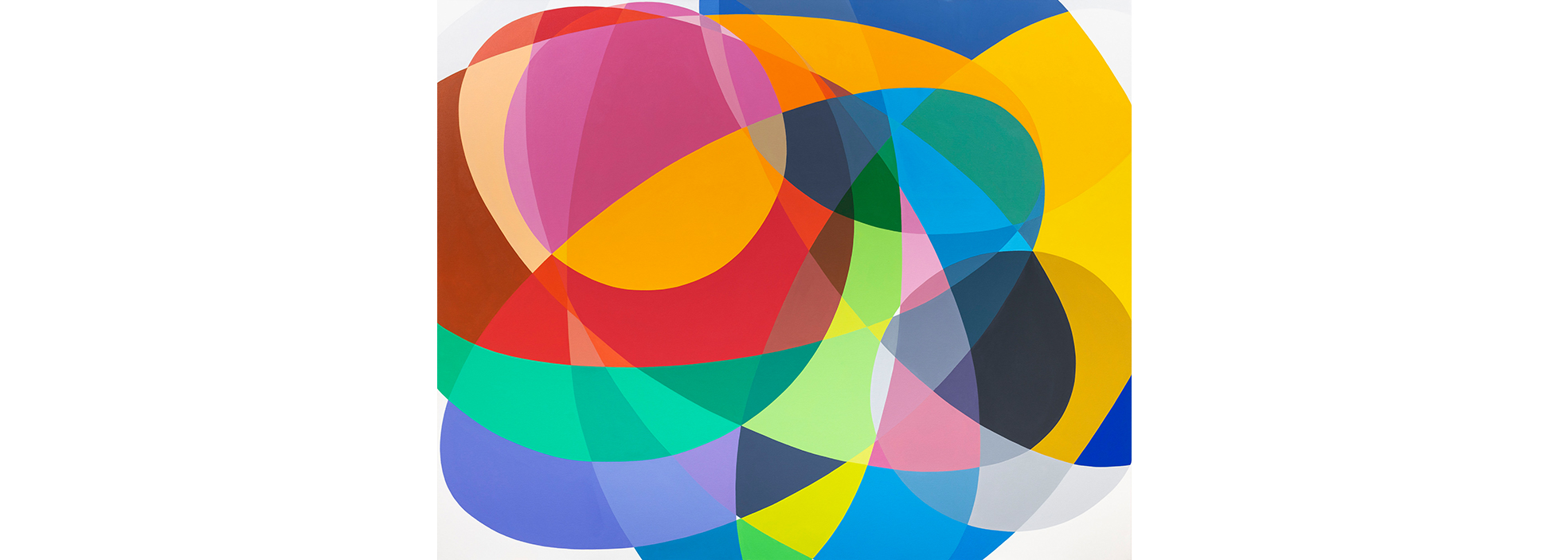 Sin título, 2024. Acrílico sobre tela, 167 x 207 cm.