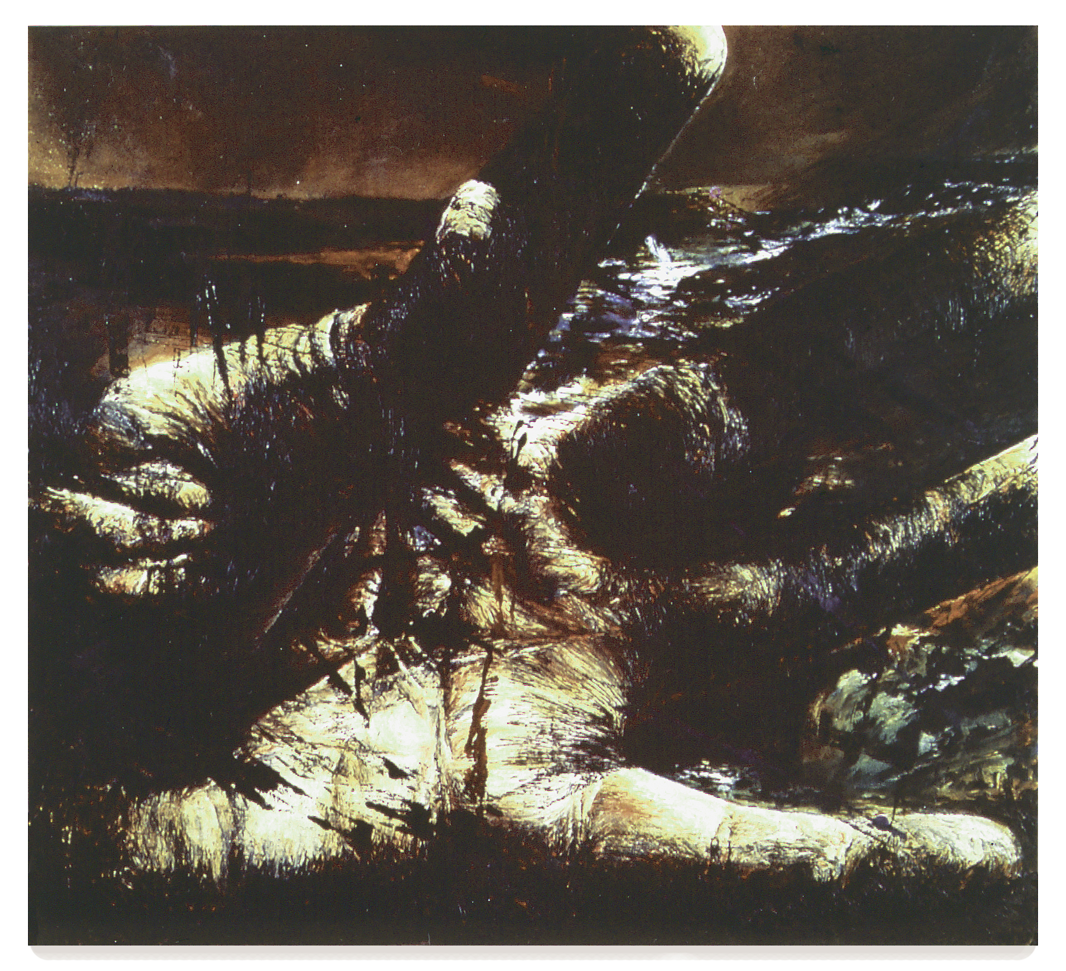 Throwing a Look 3, 1987. Oil on canvas, 182.0 x 197.0 cm. Art Gallery of Ballarat Collection (Gift through the Arts Scheme, 1992. Photograph: Ballarat Gallery.