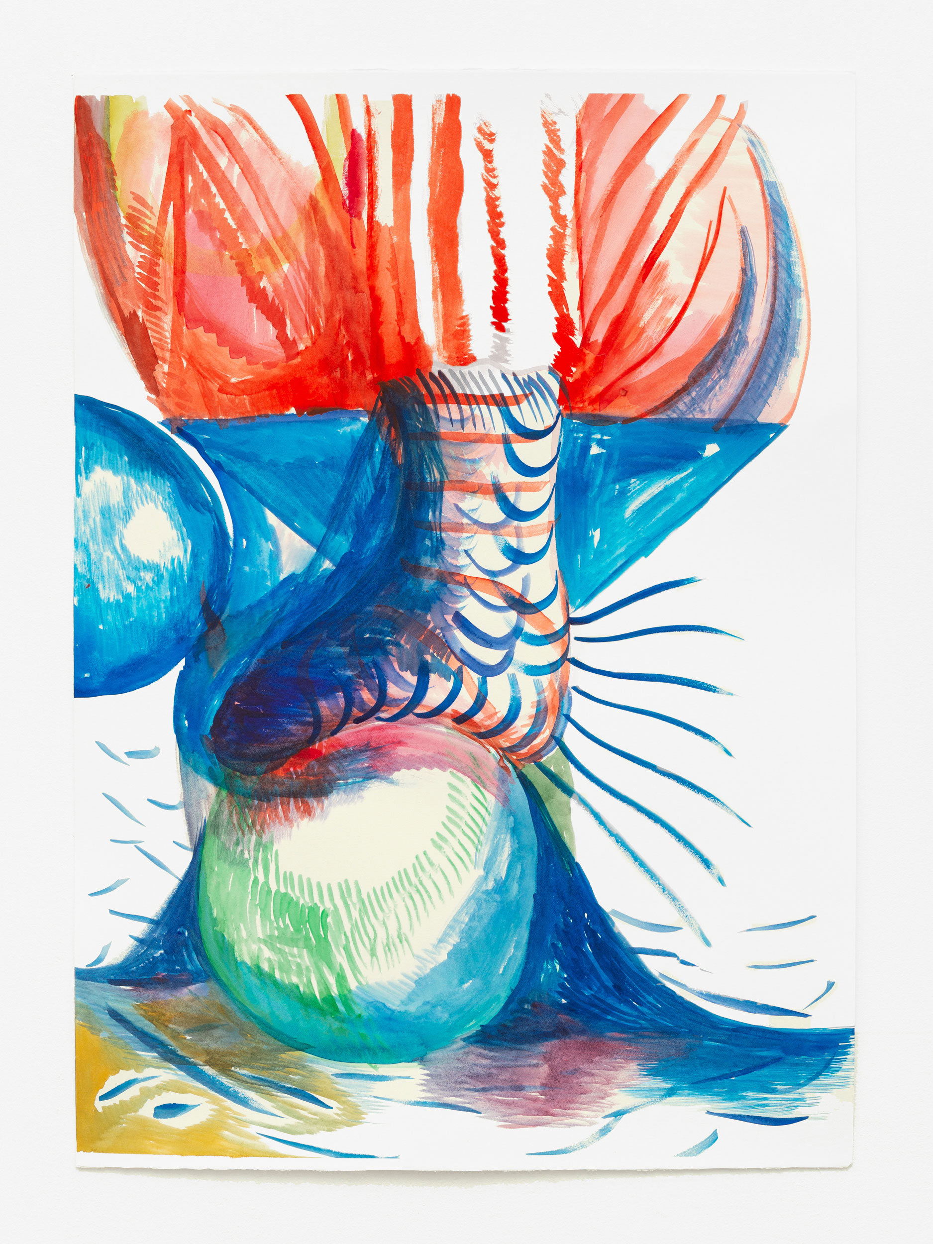 Face to Face, 50 x 70 cm, watercolour on paper, 2020