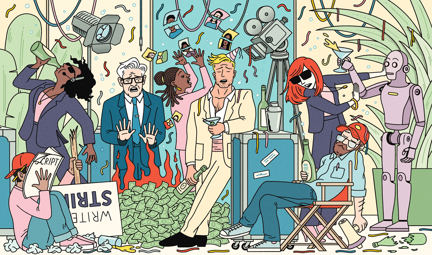 New Years Party for the Hollywood Reporter