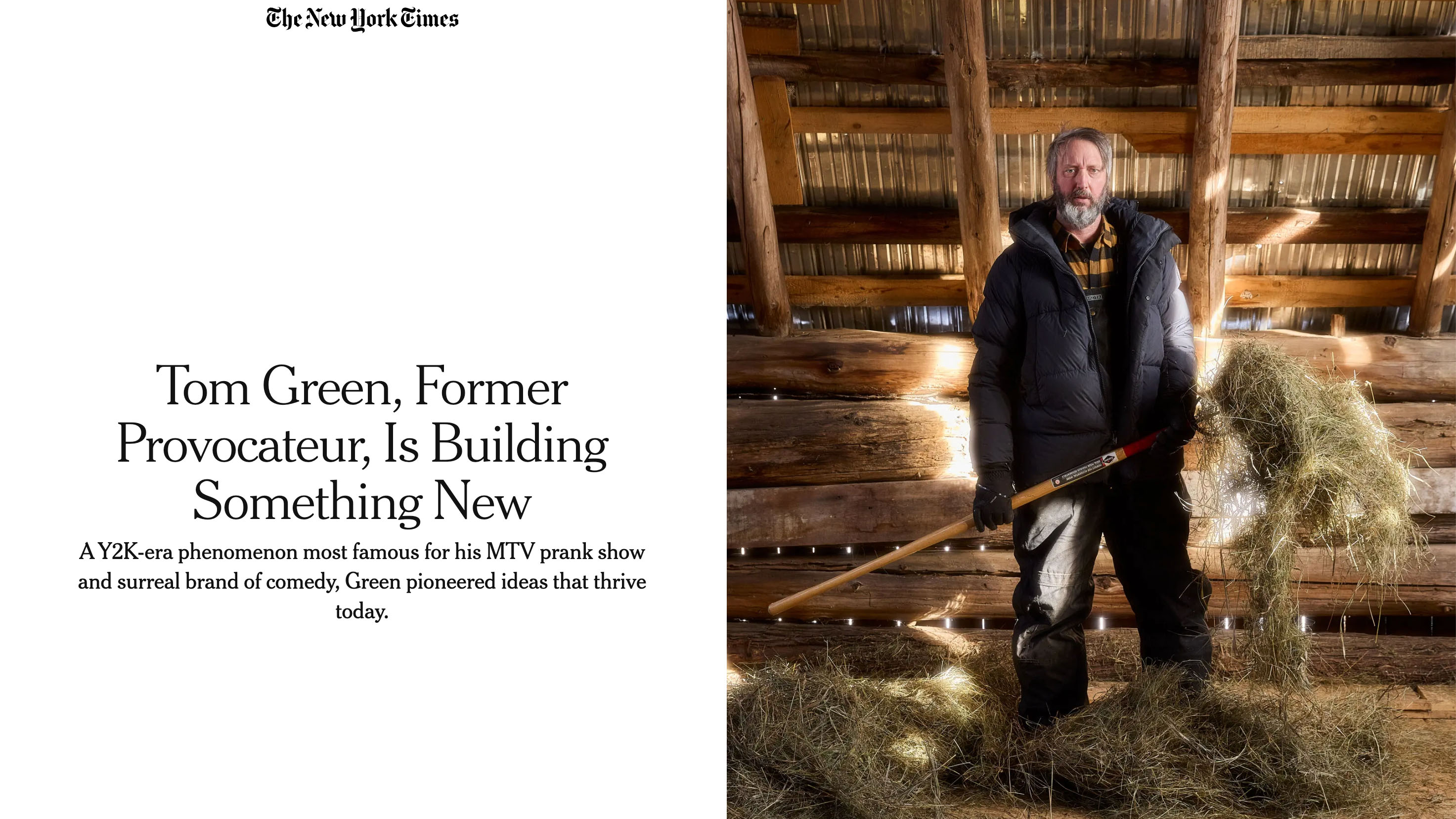 Tom Green | The New York Times