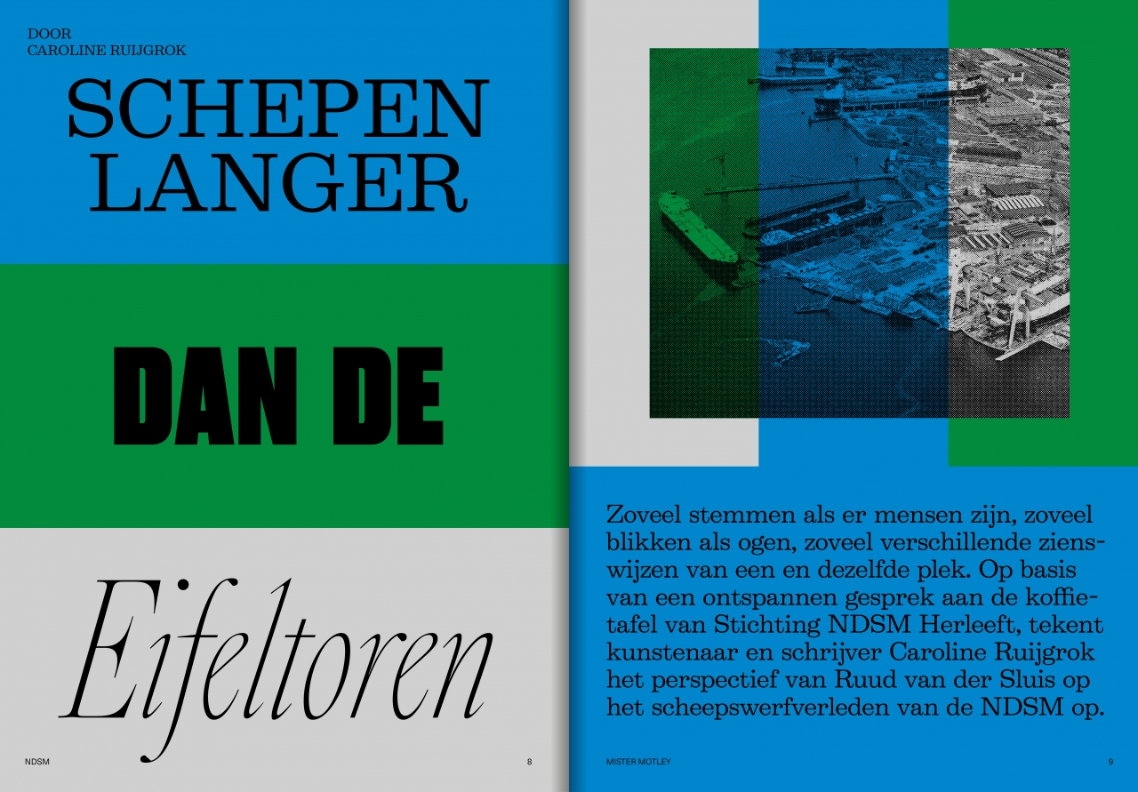Artikel van Caroline Ruijgrok over het perspectief van Ruud van der Sluis, ”Schepen langer dan de Eifeltoren”