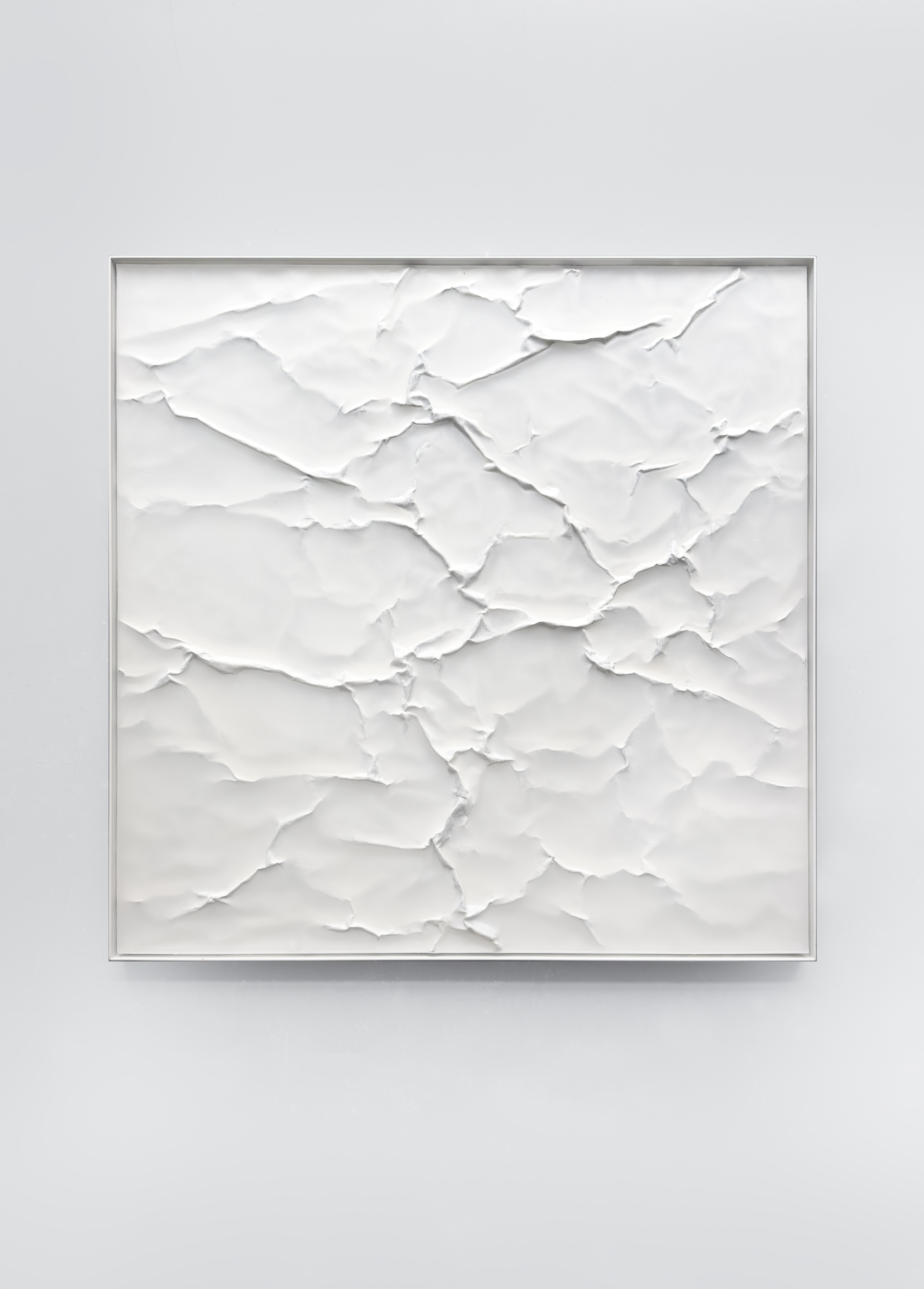 Cessation 26, 2023, mixed media, 85 x 85 x 5 cm