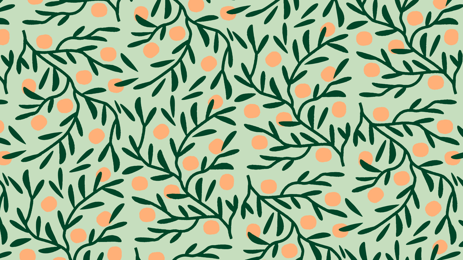Illustration pattern by Buddy-Buddy for Myrth restaurant.