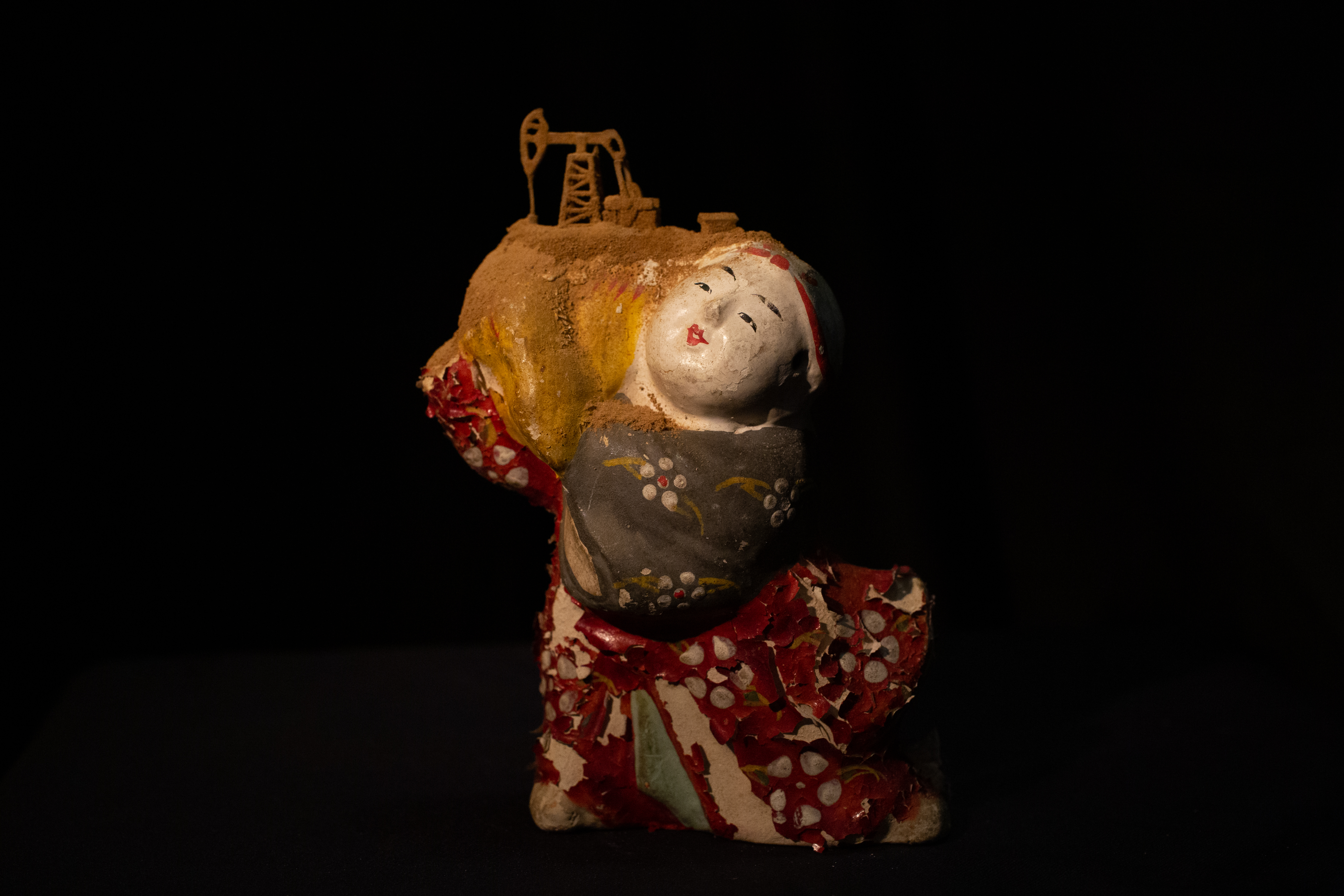 土人形 繁盛 - Clay doll / prosperity