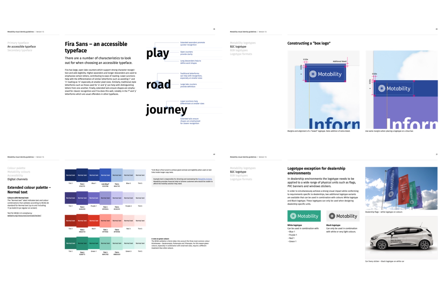 Motability Visual Identity Details — Fredrik Annell Design