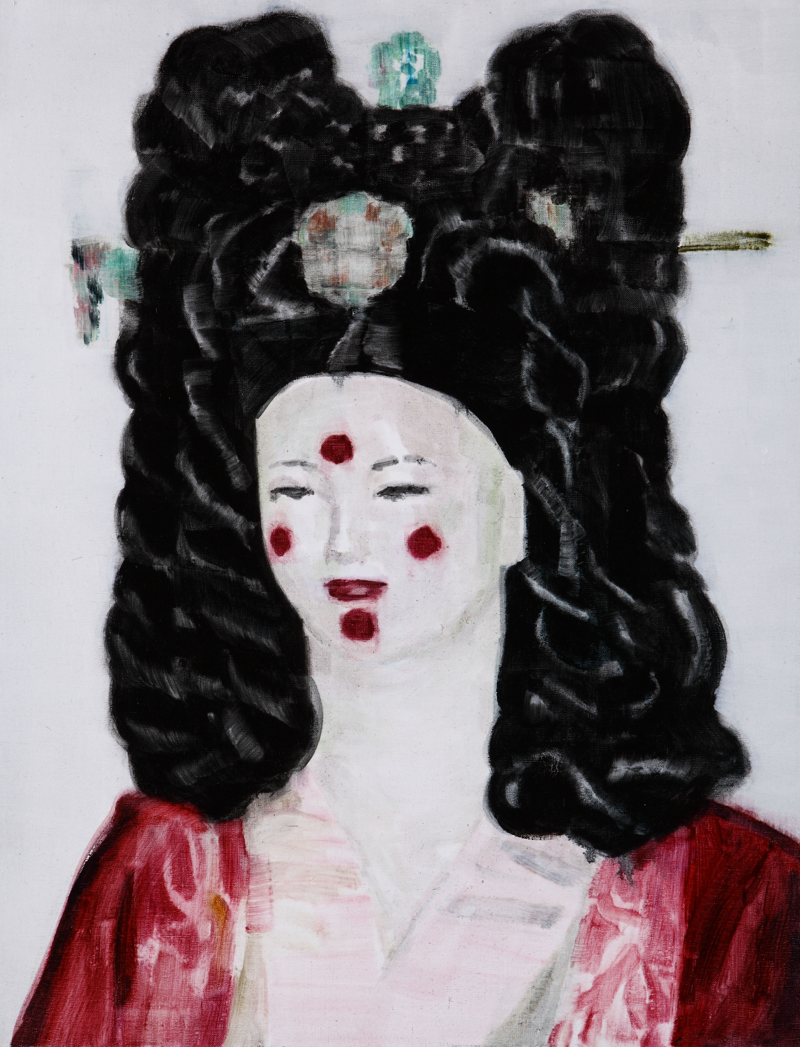 팔선녀(8-1)/2013/리넨에 유채/53x40cm