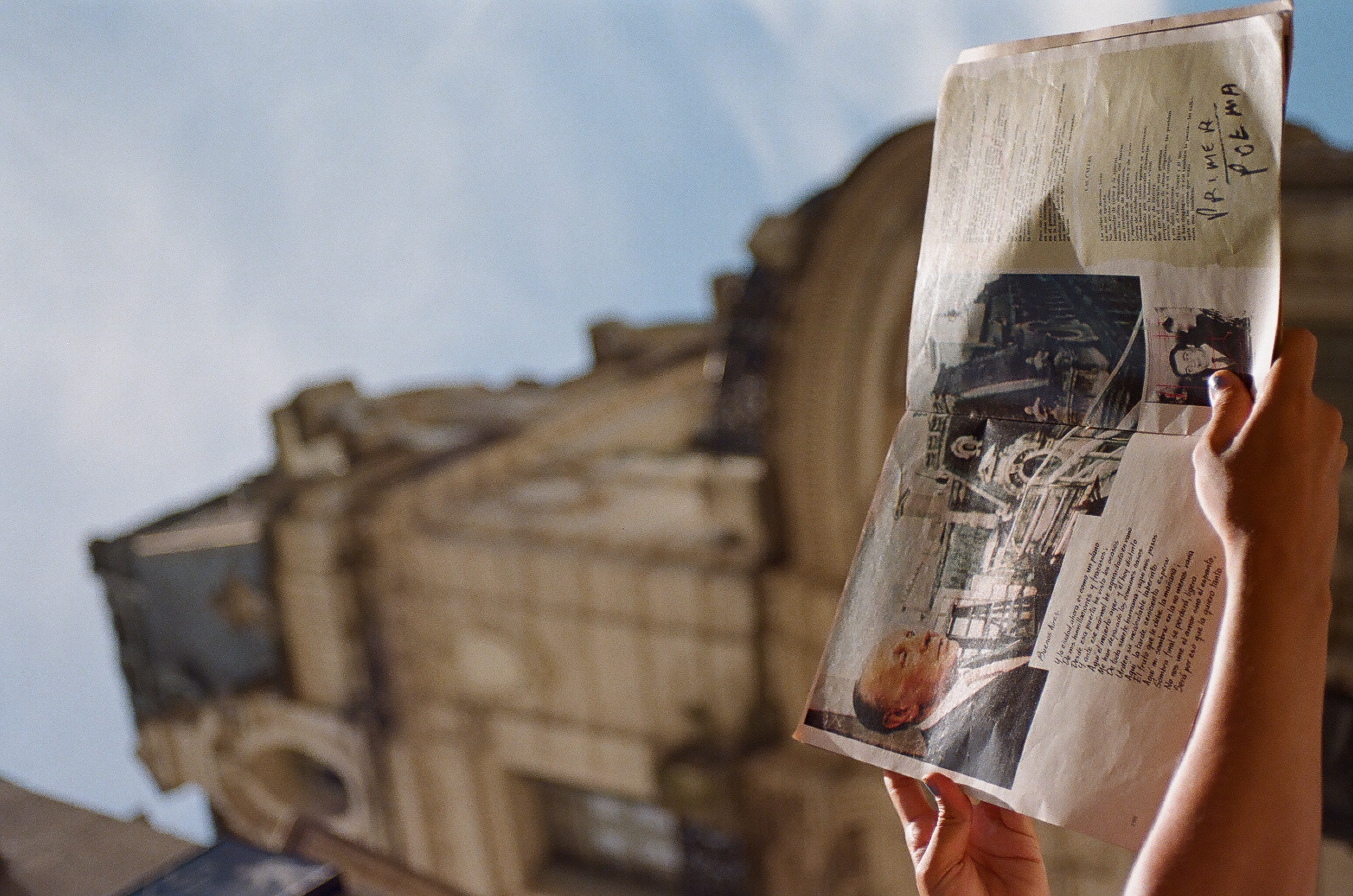Borges On His Balcony