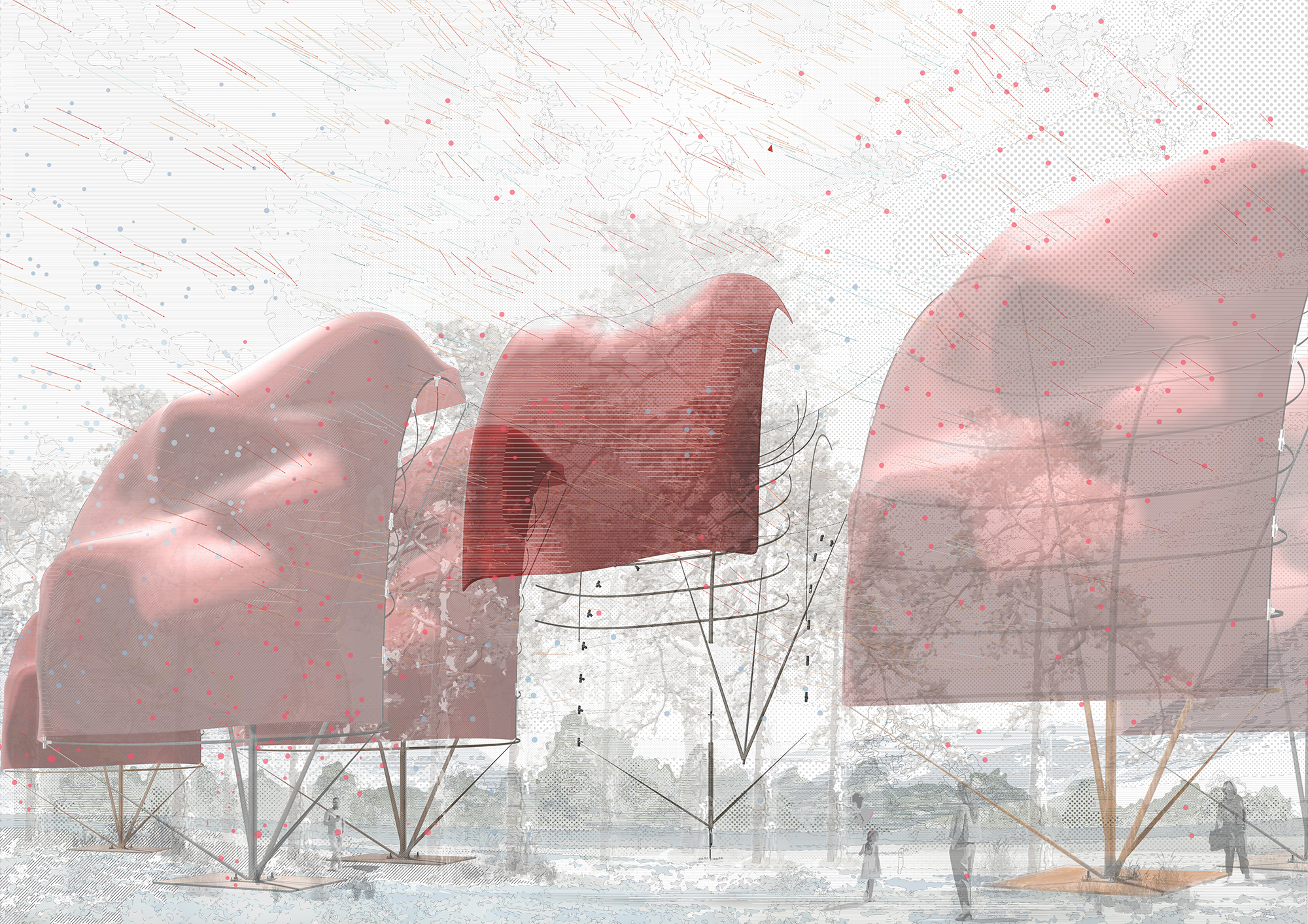 Thermal Siege: The established typologies defend the natural habitats lying behind them