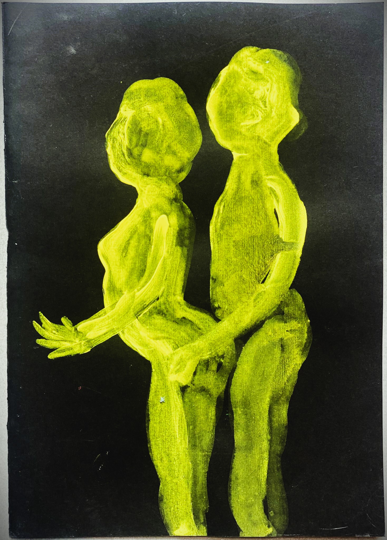 Just Love - Acrylic and Indian Ink on paper - 21x29 cm