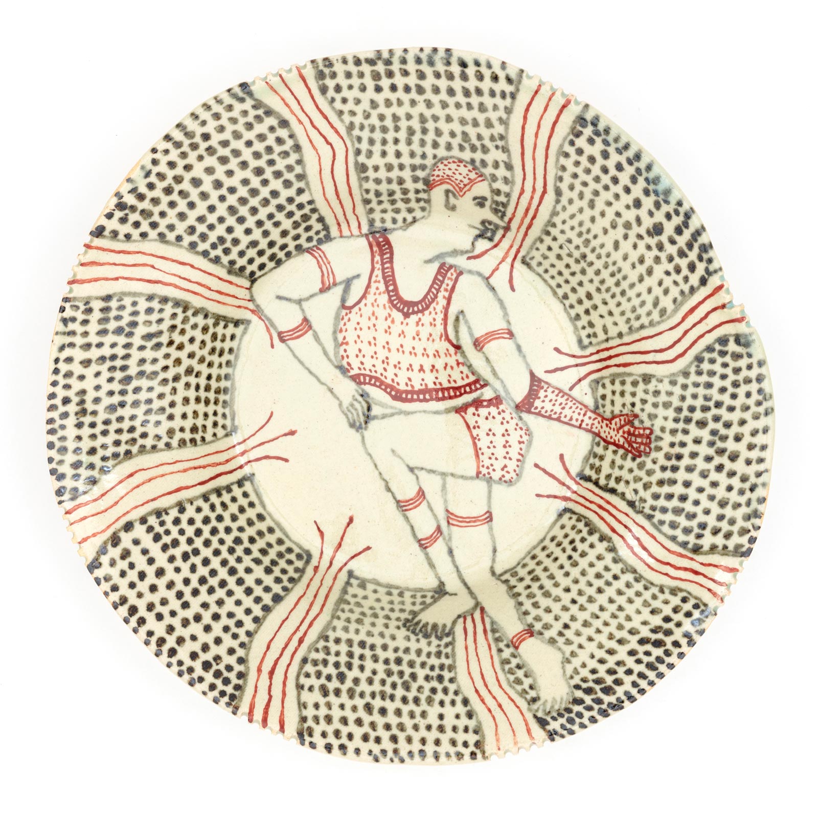 ‘A Winter in Arabia’ plate 5, 4-14.4.20Glazed ceramic stoneware5 x 26cmSet of 12