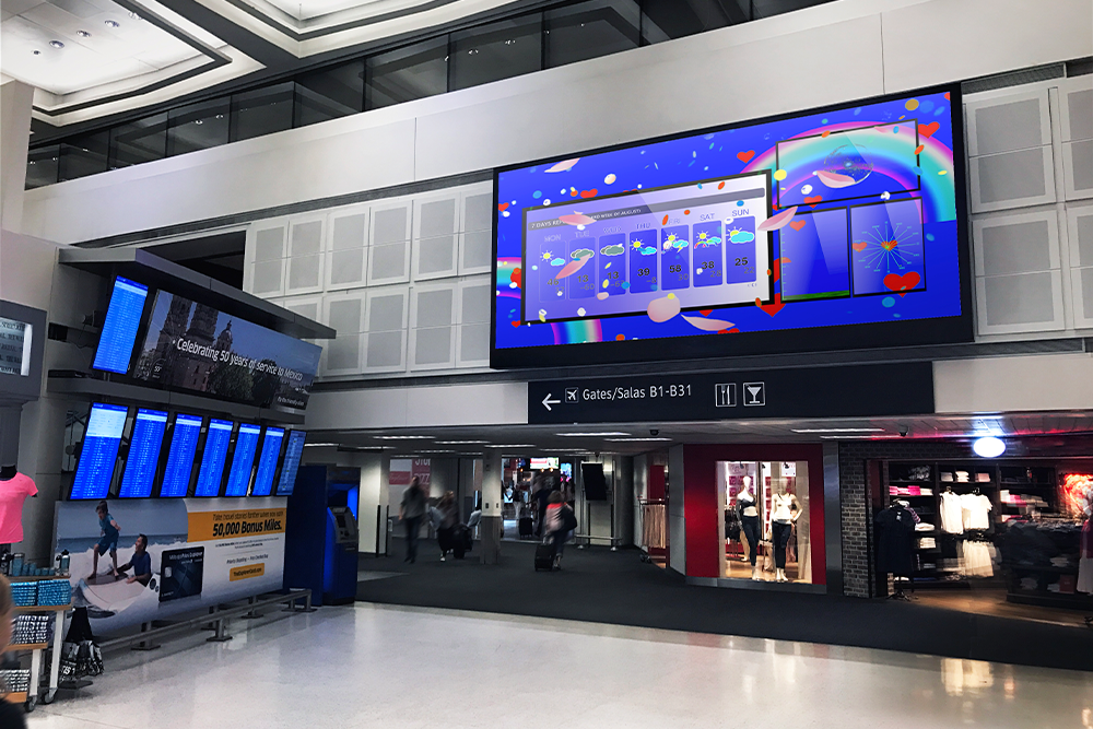 The Weather Record of Flattened Flat Space (2018)