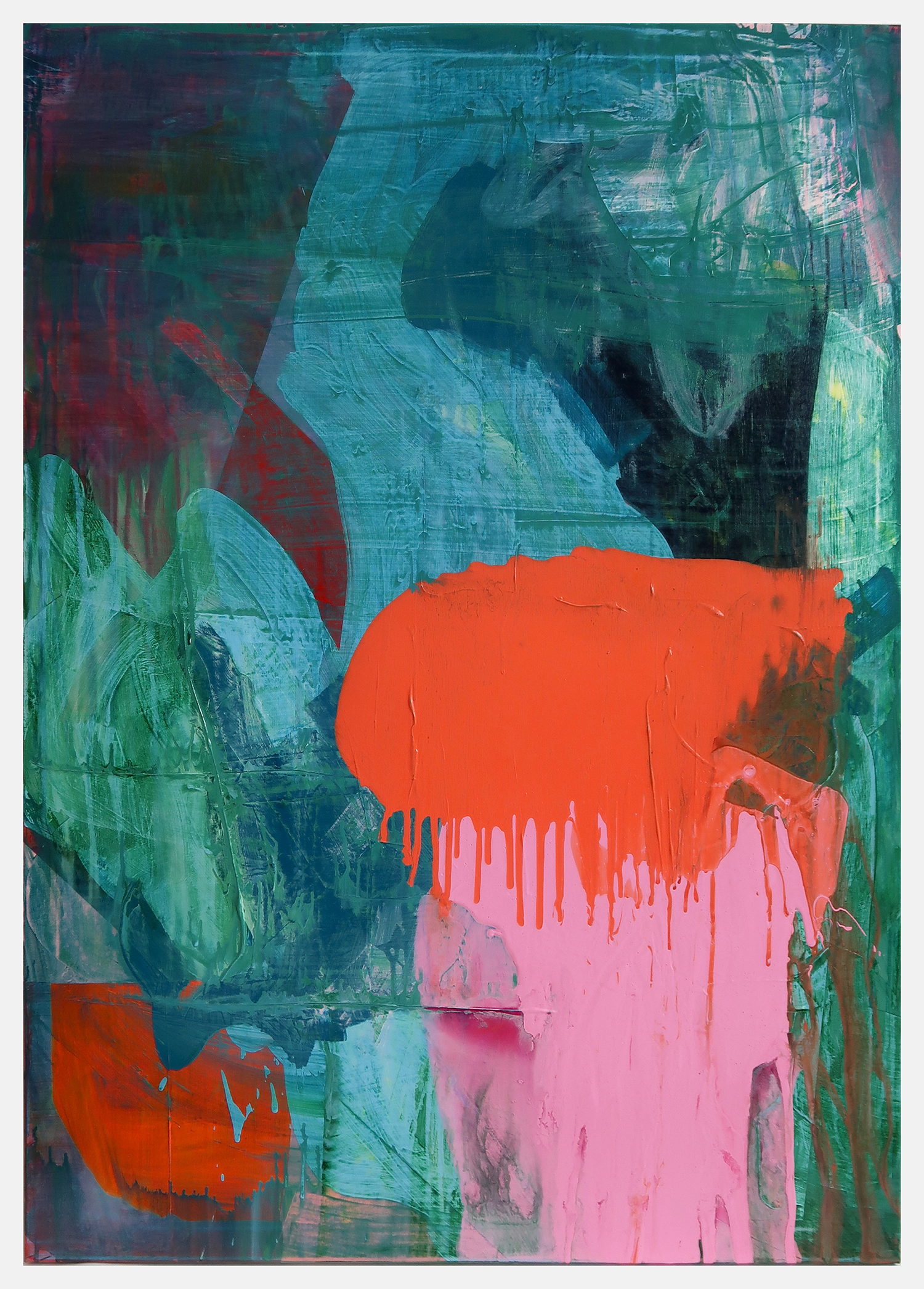 Untitled 555, 2021, Acrylic on canvas, 140x100cm