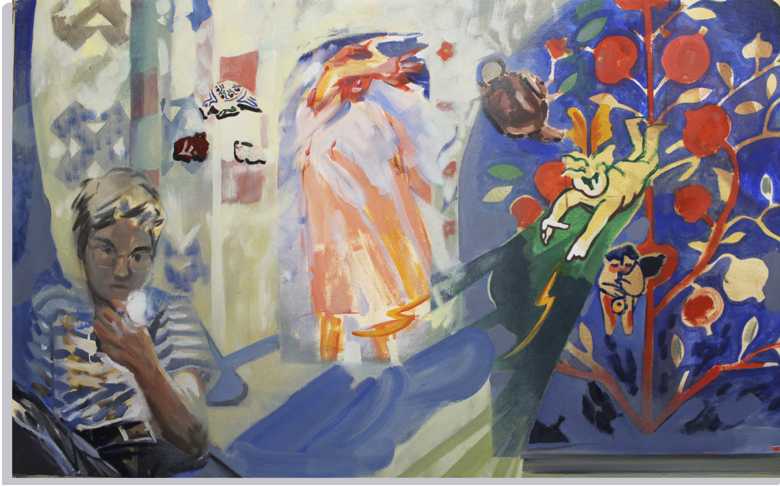 Self Portrait with Quilt | 2020