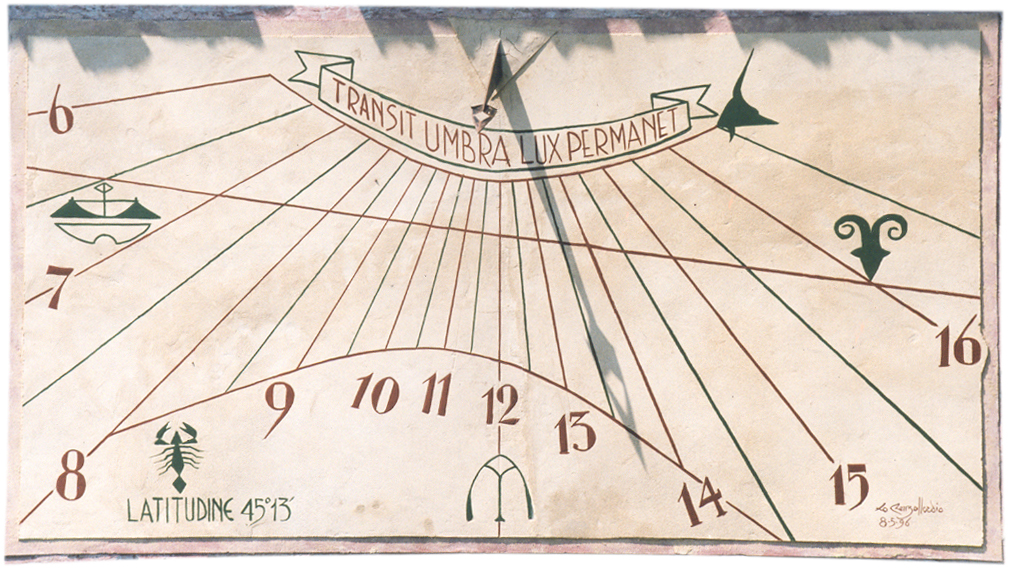 A Roman sundial