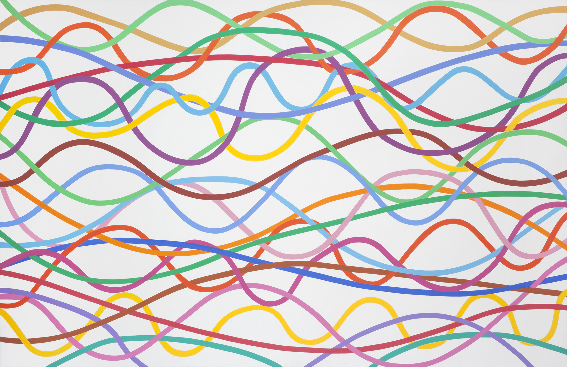 Untitled, 2008. Acrylic on canvas, 190 x 290 cm.