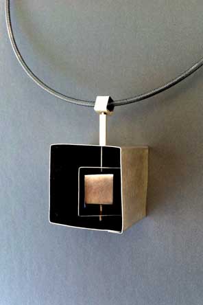 Square Cubed 01, Choker - $ 850.00 