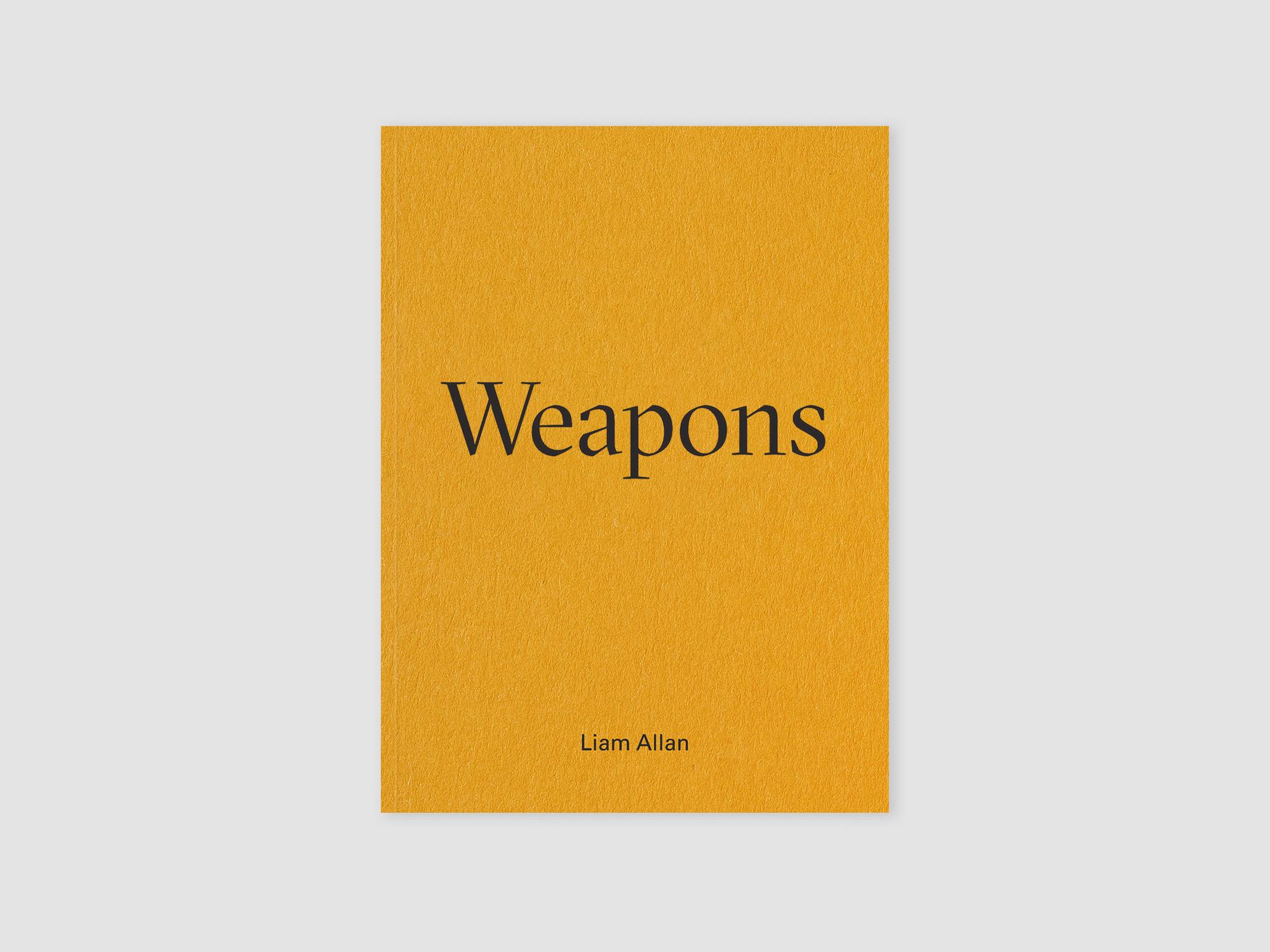 Weapons. Limited edition artist's book.