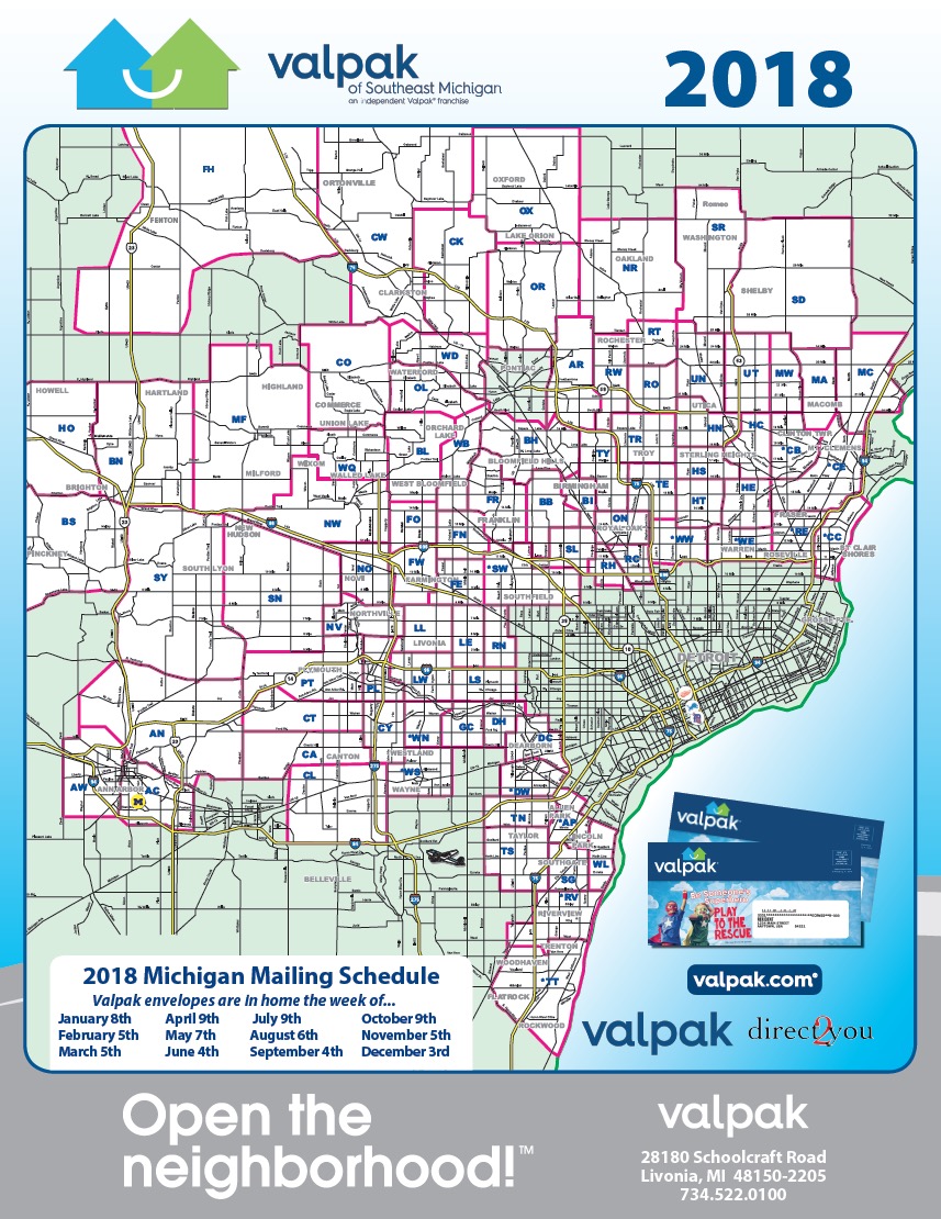 ups schedule maps