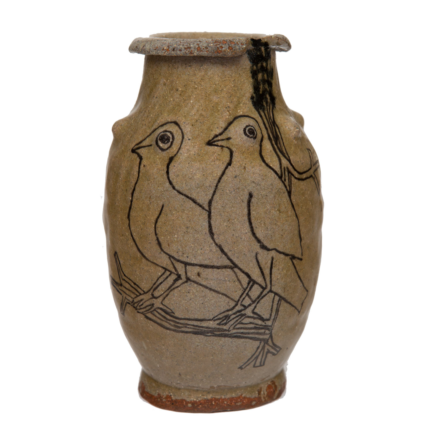 HN1209 Love at first chirp, 3.2.16Glazed ceramic stoneware18 x 11cm