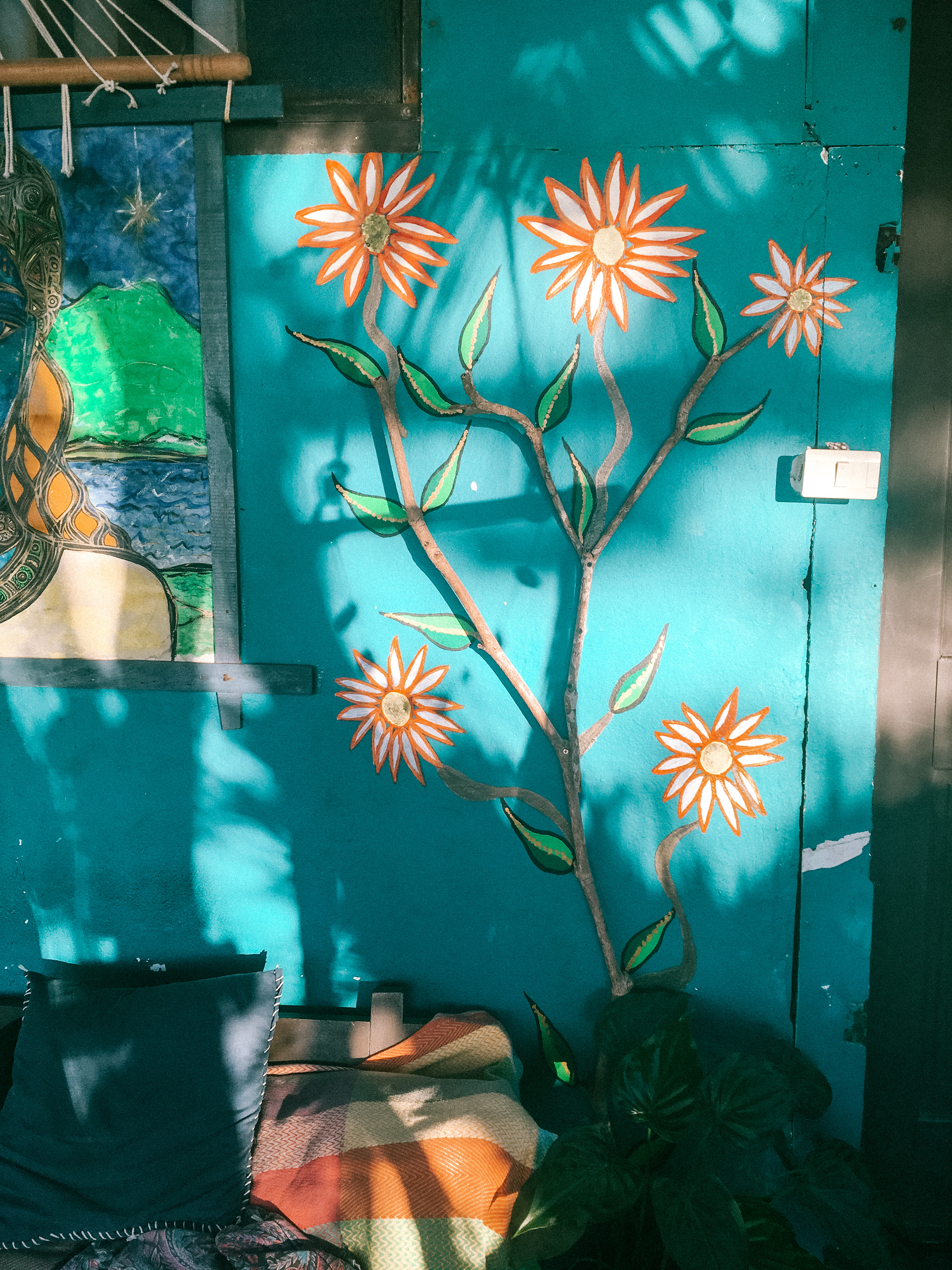 Hippie backpacker hostel in Montezuma Costa Rica