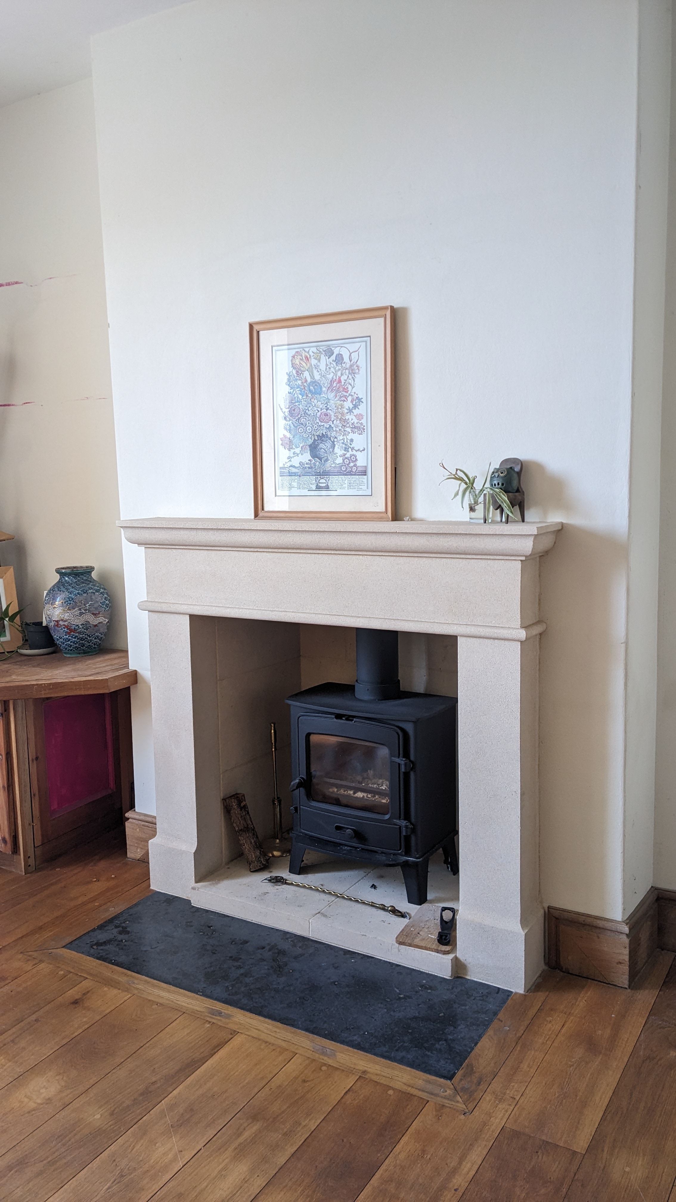 Bath stone Victorian, with Bath stone chamber & hearth