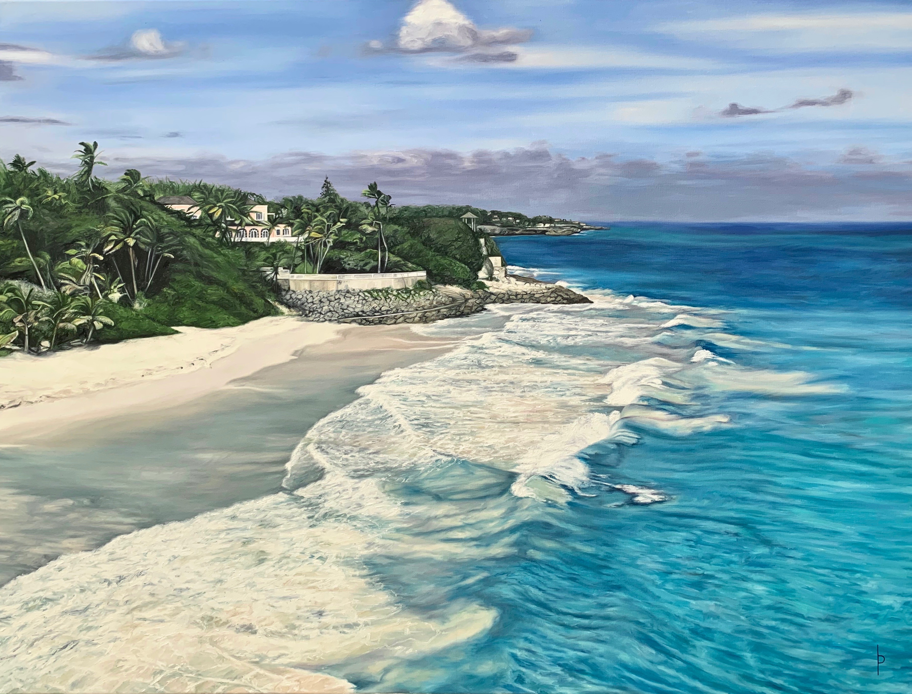 Crane Beach 2020 Oil on Canvas 36"x48"