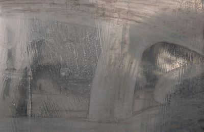 Untitled, 3 x 6. Oil on Mylar.