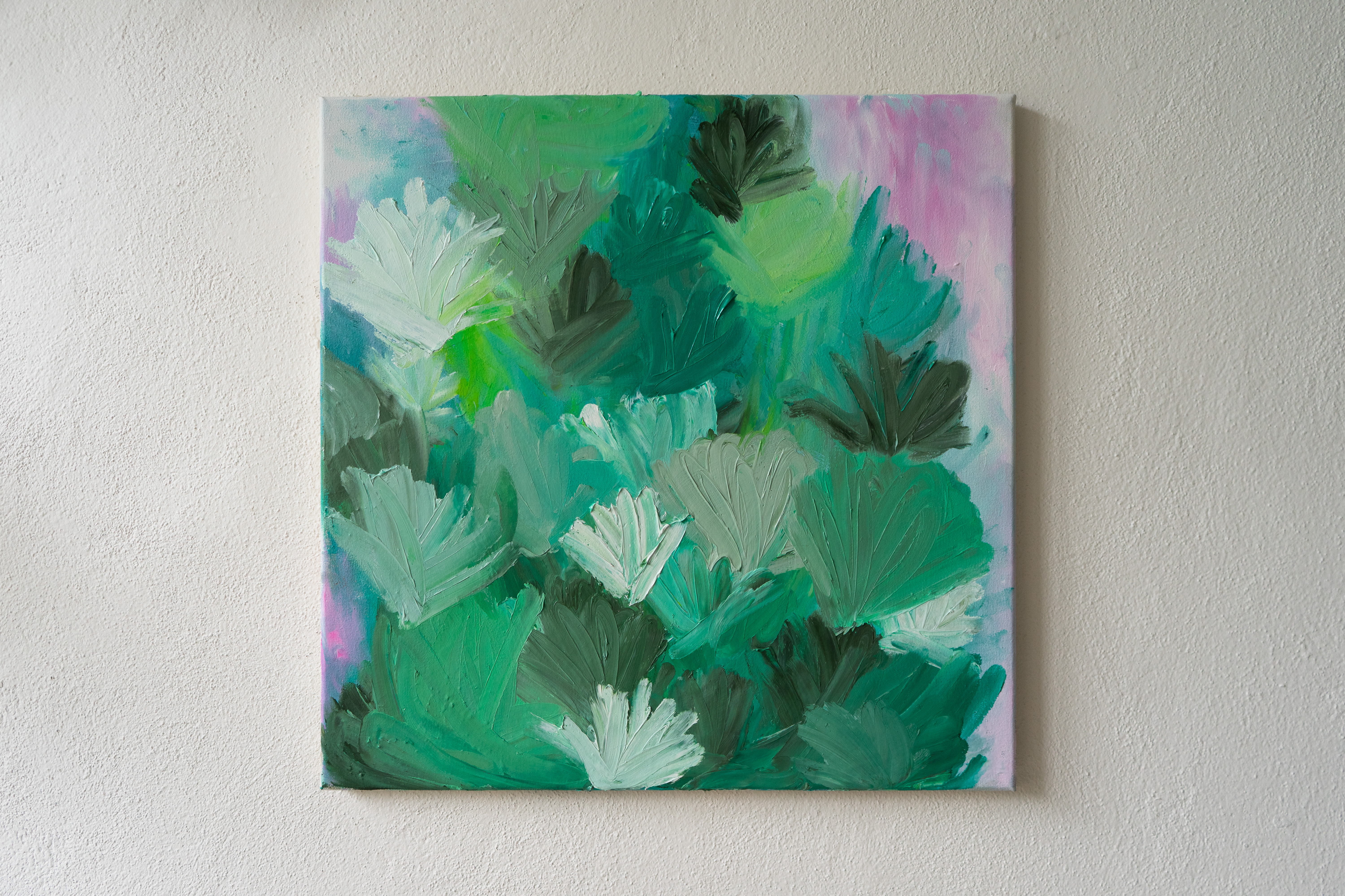 Grass ılıılıılıılıılı 50×50 cm ılıılıılıılıılı oil on canvas 