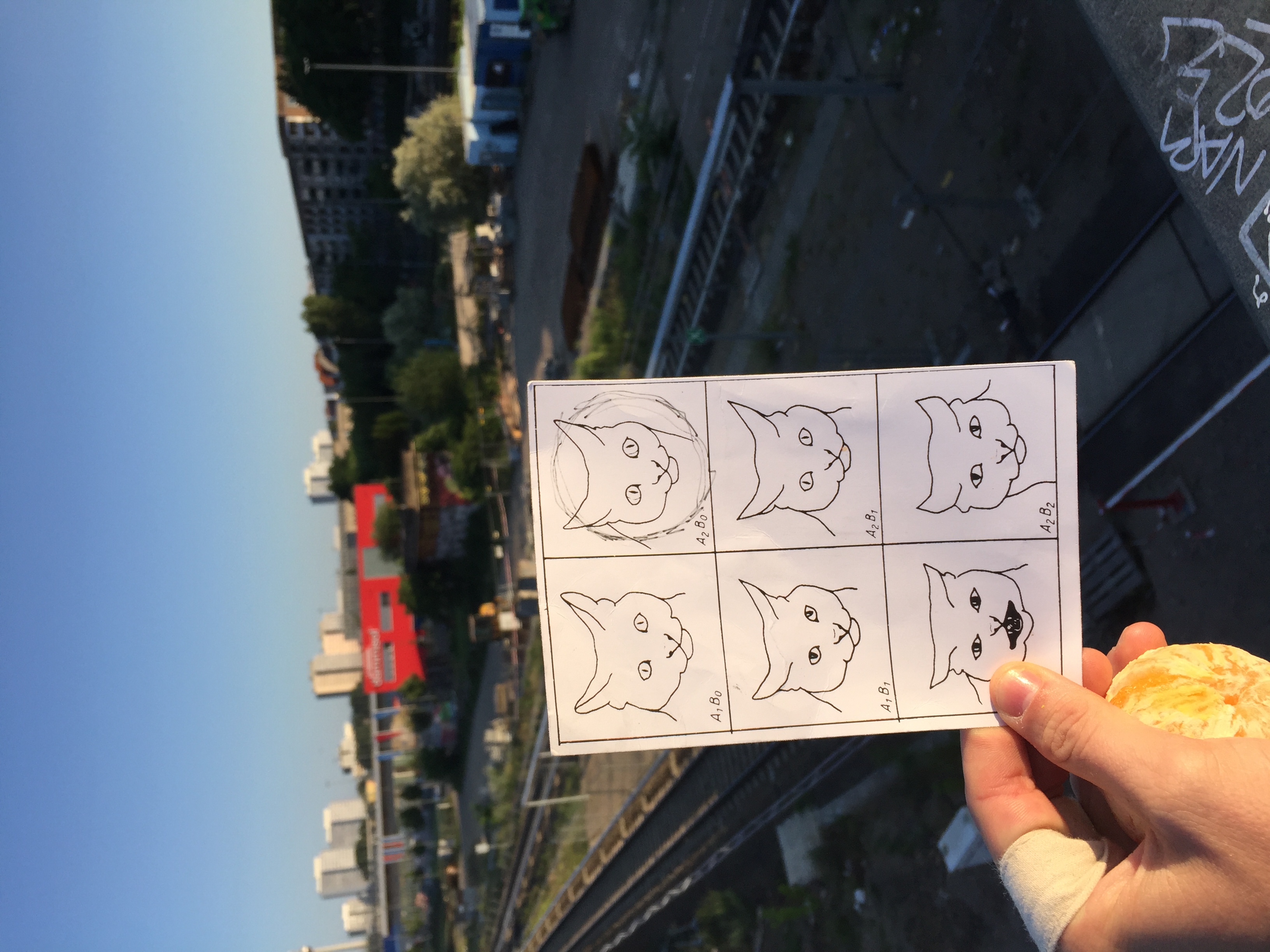 This was at about 6:30 in the morning while walking home after one of the best days/nights/days I could have ever imagined dancing my sweaty ass off at Berghain in Berlin.