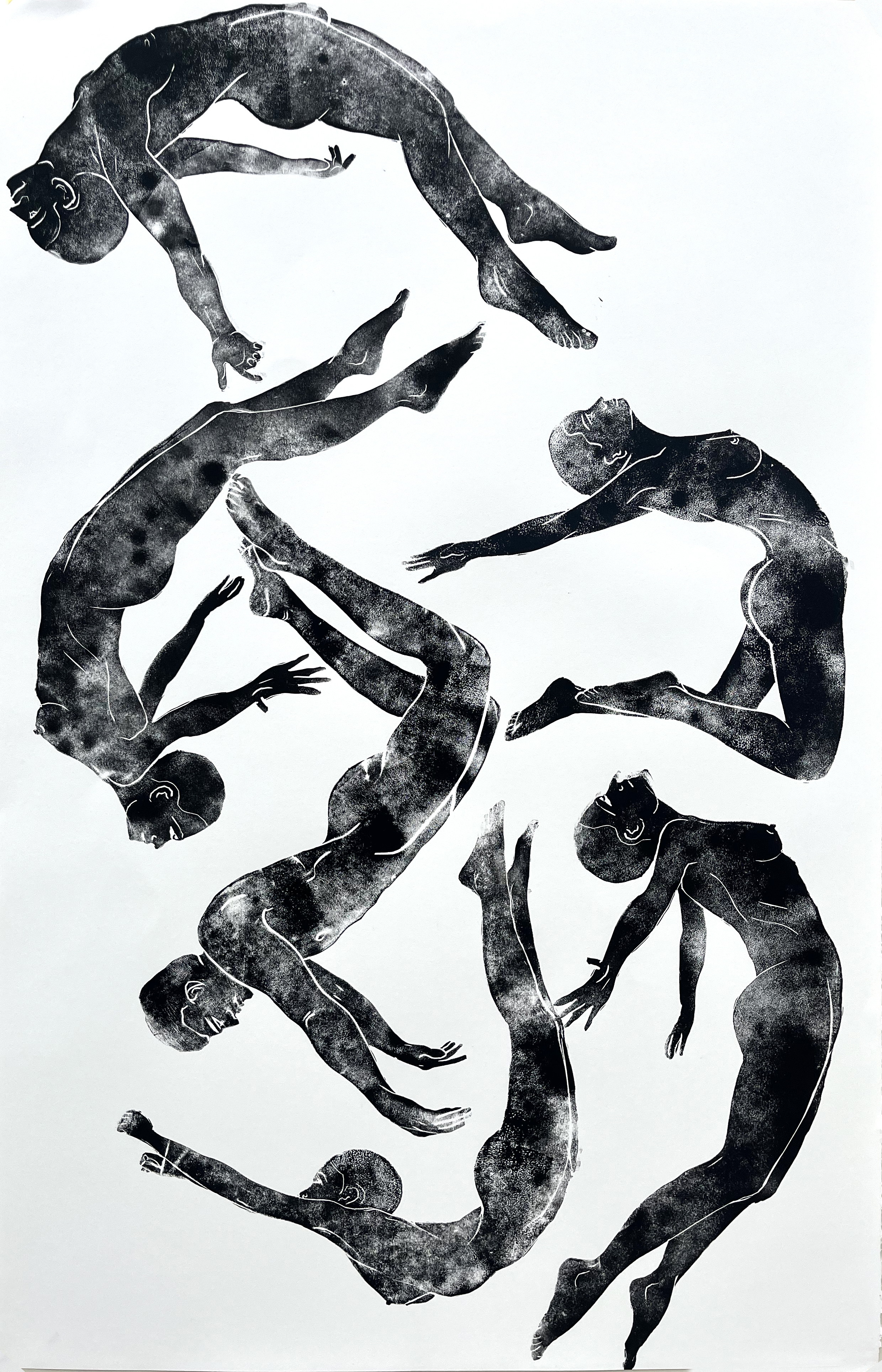Float 2 , ink on paper             26x40"        2022