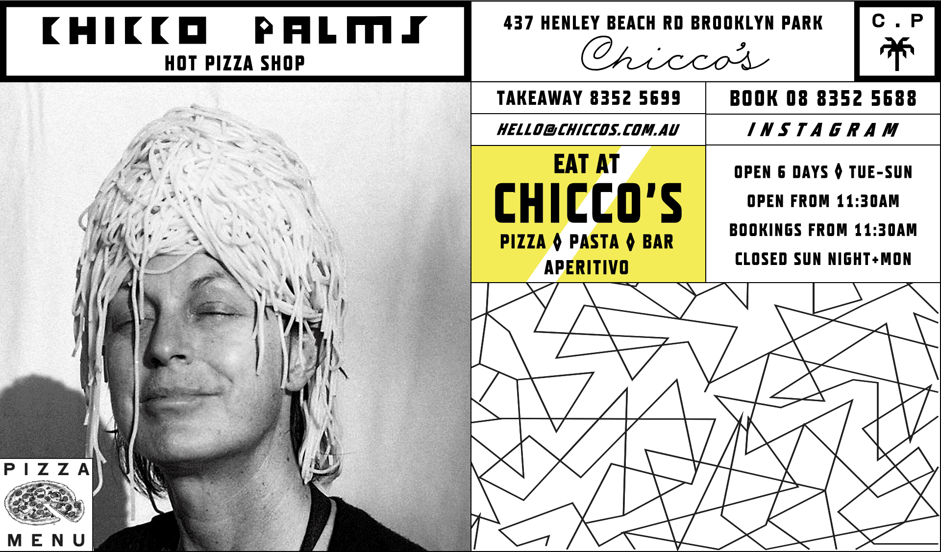 CHICCO Palms Pizza, concept, photography, 2016