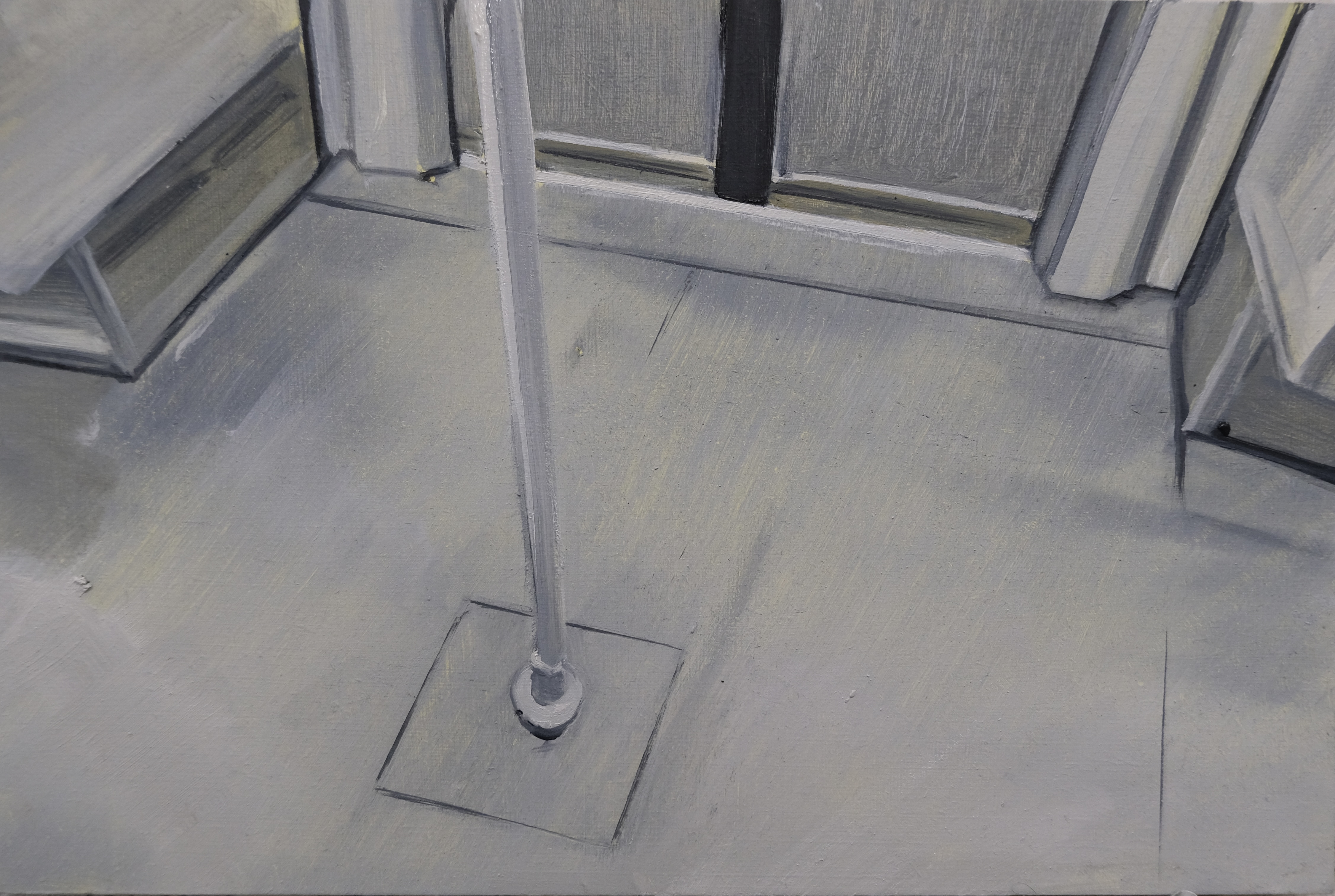 U6 Floor, Oil on MDF, 30 x 20 cm