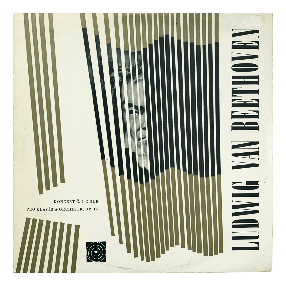 Supraphon DV 6141 Ludwig van Beethoven - Piano Concerto No.1 in C major, Op.15 Symfonický orchestr hl. m. Prahy FOK - Václav Smetáček Jan Panenka Design: Ladislav Rada (credited)