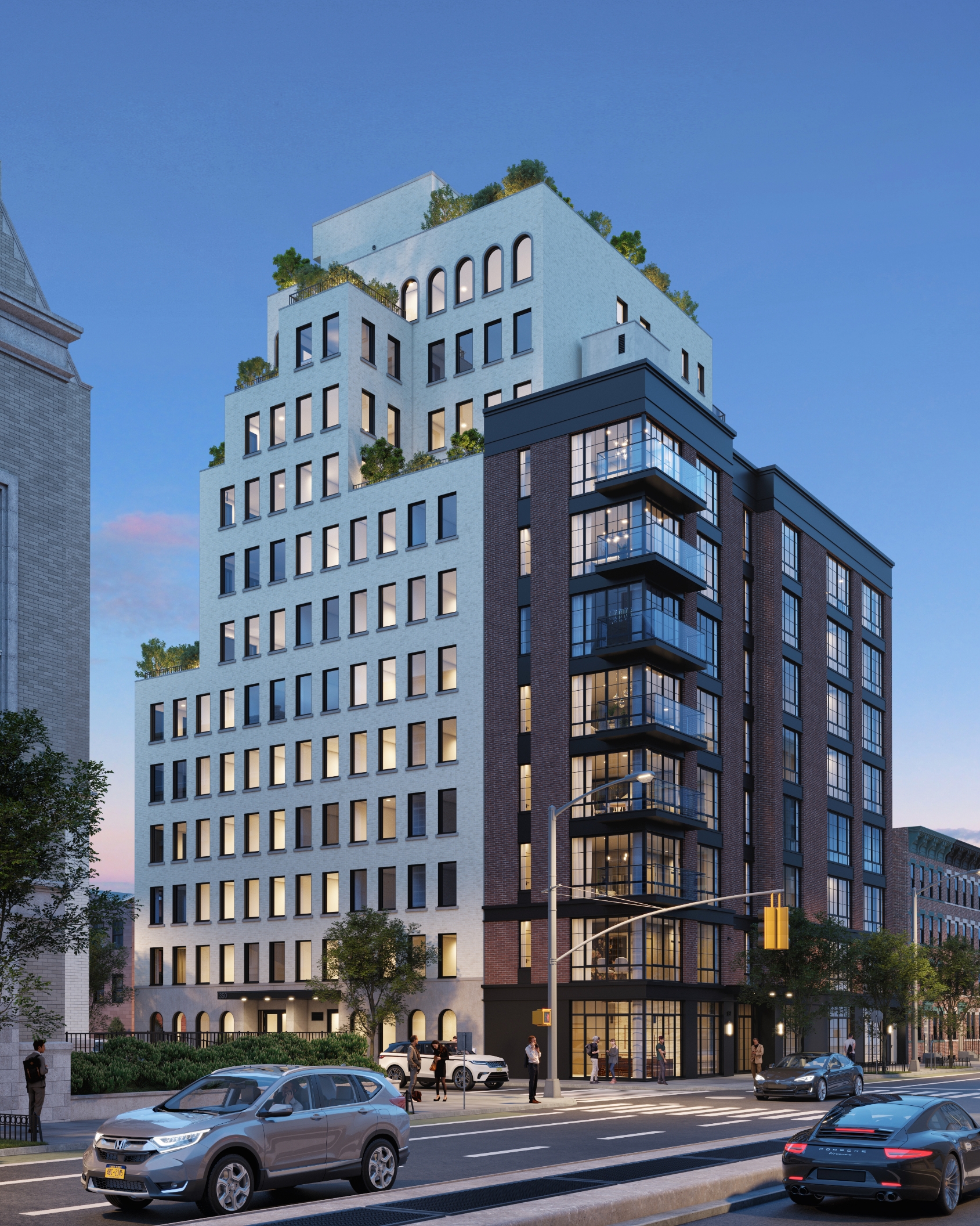 137 4th avenue condominium building with rooftop terraces and balconies in park slope