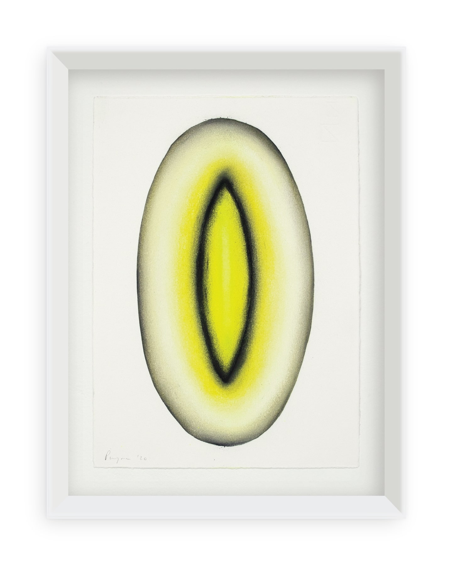 Solar Bi-Pod II, 2020, Soft pastel and pigment powder on Fabriano Rosapina 285g paper, 27 × 36 × 3.5 cm