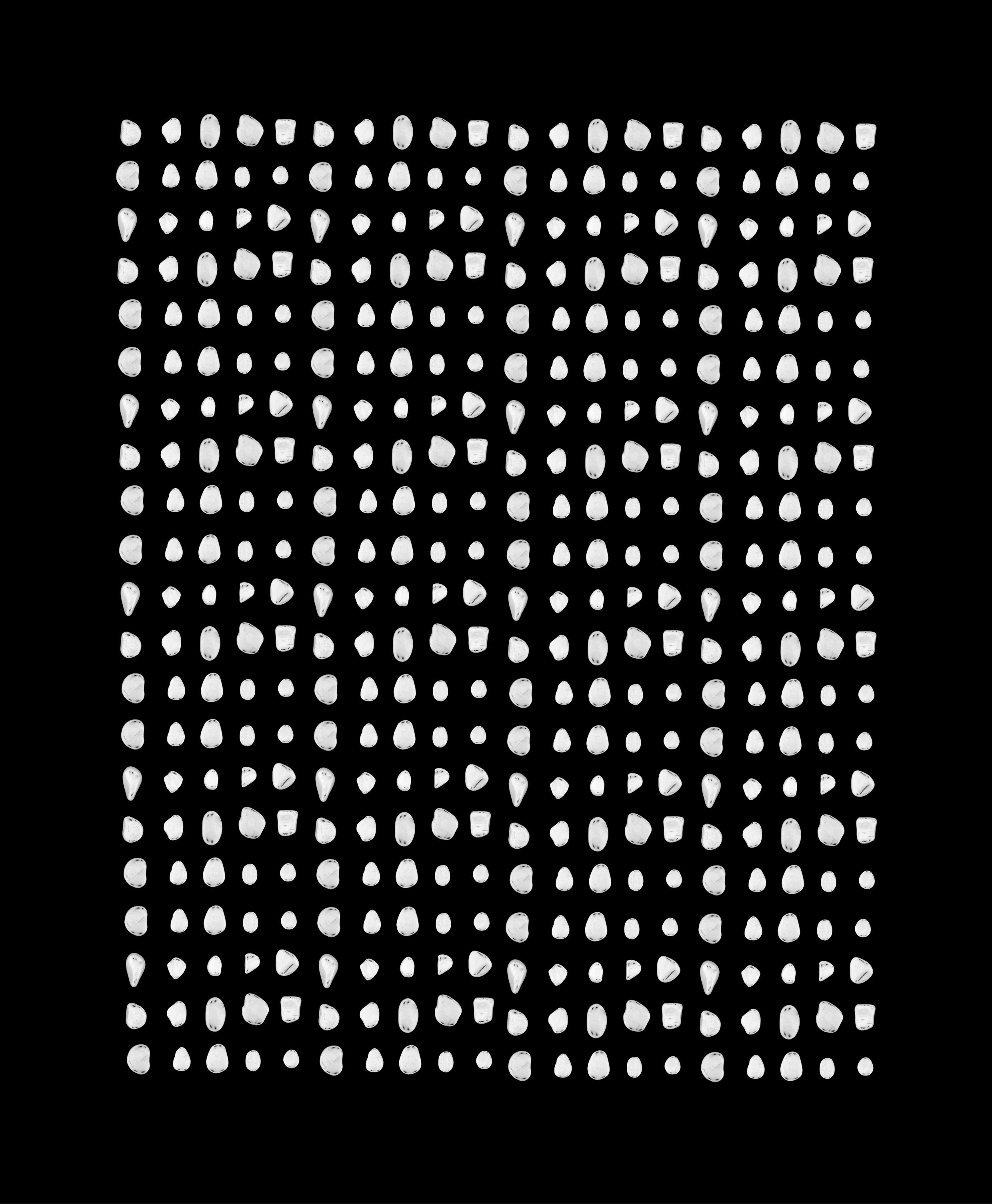 "The Baroque Garden of White Stones / 1" Giclée fine art prints on Hahnemühle Watercolour paper / Variable dimensions / Edition of 6