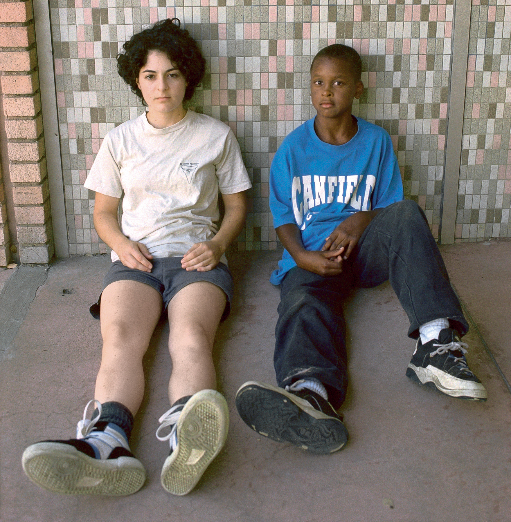 Study for 16mm Film (Fairfax Branch, Los Angeles Public Library, 161 S. Gardner Street, Los Angeles), 1996. C-print; 11 &frac12; &times; 11 &frac12; inches