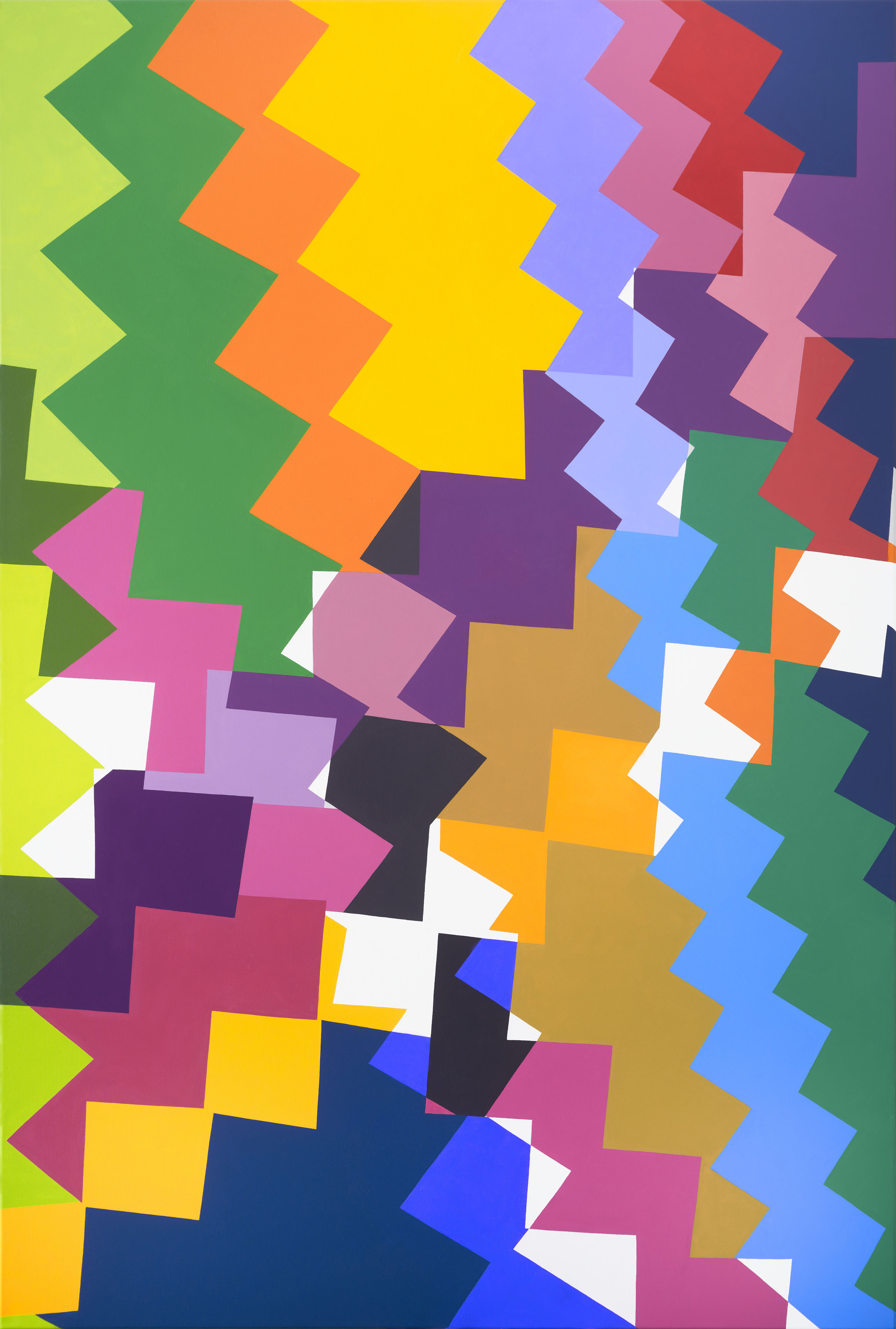 Untitled, 2024. Acrylic on canvas, 176 x 118 cm.