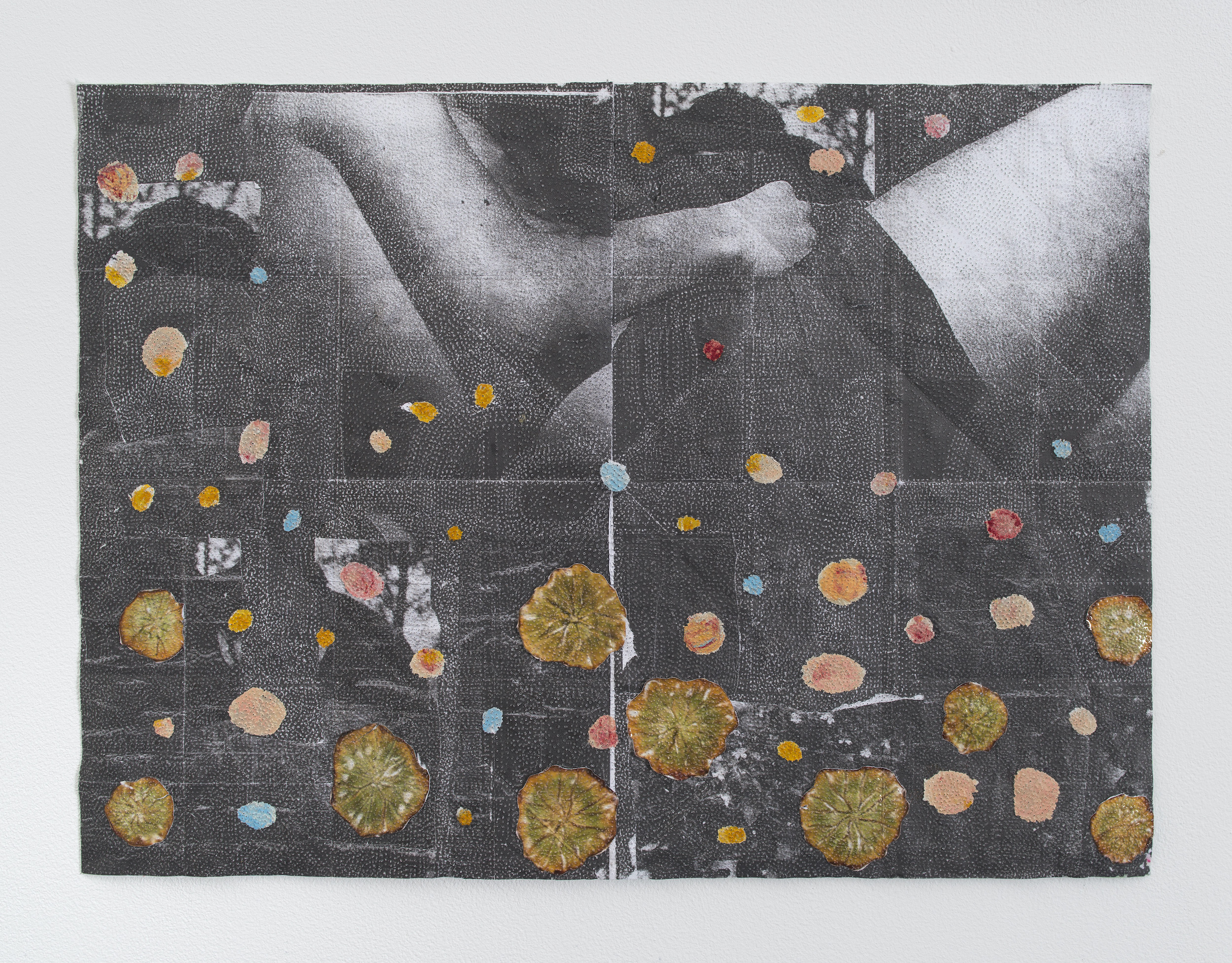  Elephant Boy, 2015/2022 . Perforation and Xerox and fragments of photographs . 30 x 43 cm