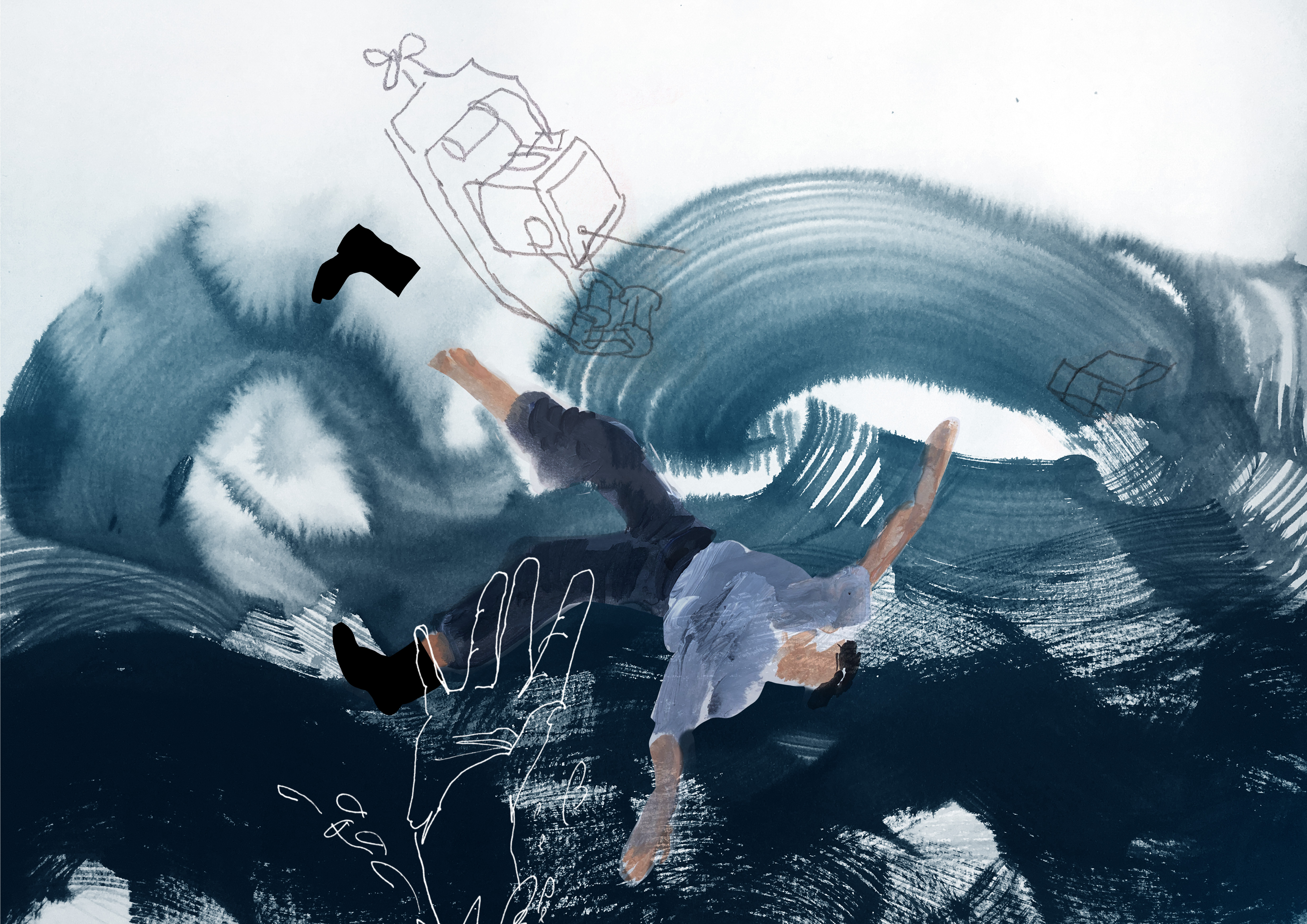 2. inspired illustrations of fishermen's stories →